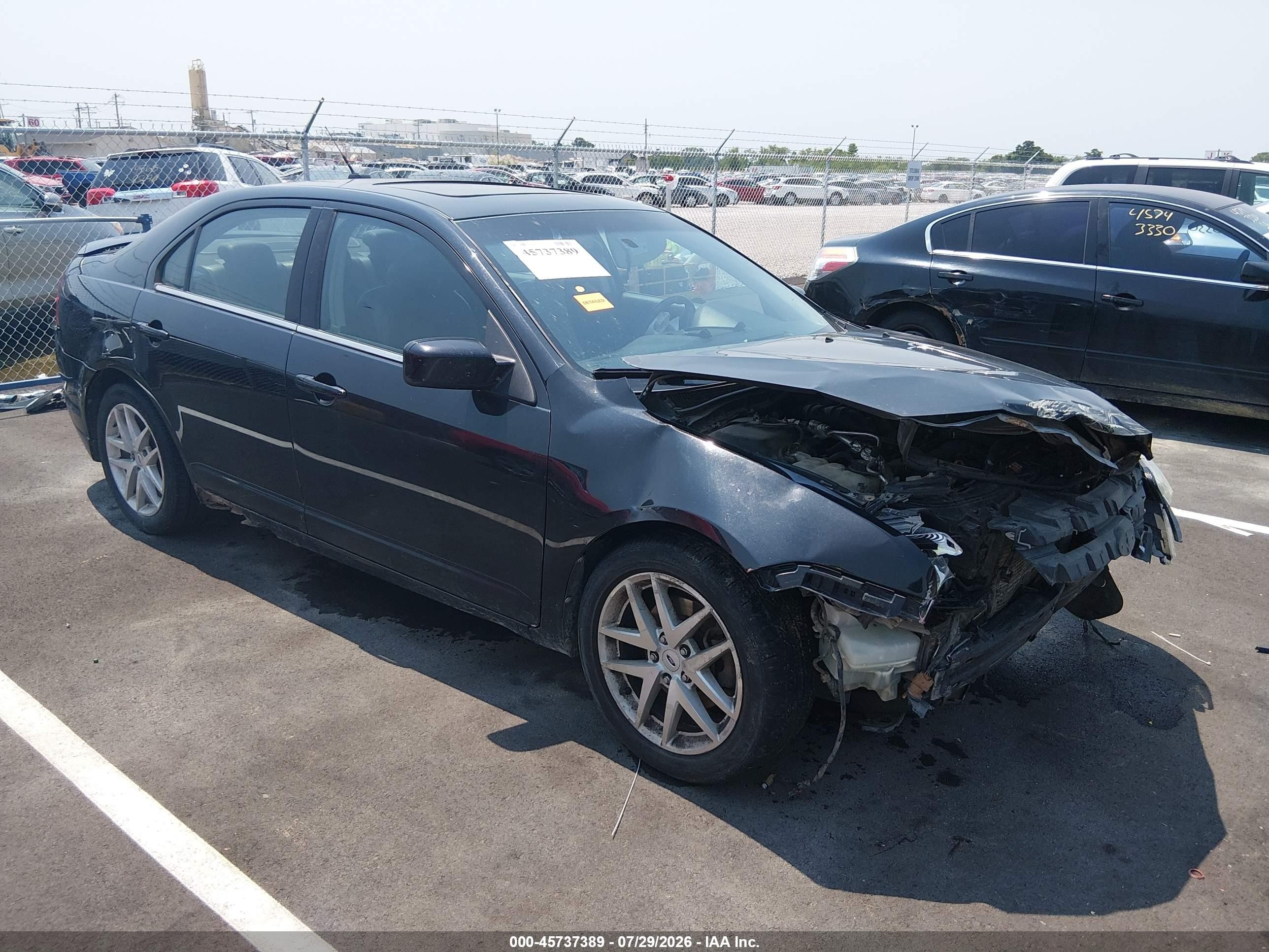 2010 Ford Fusion Sel Black vin: 3FAHP0JG4AR215186