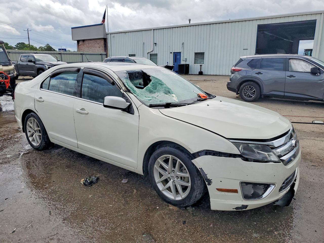 2010 Ford Fusion Sel White vin: 3FAHP0JG4AR273086