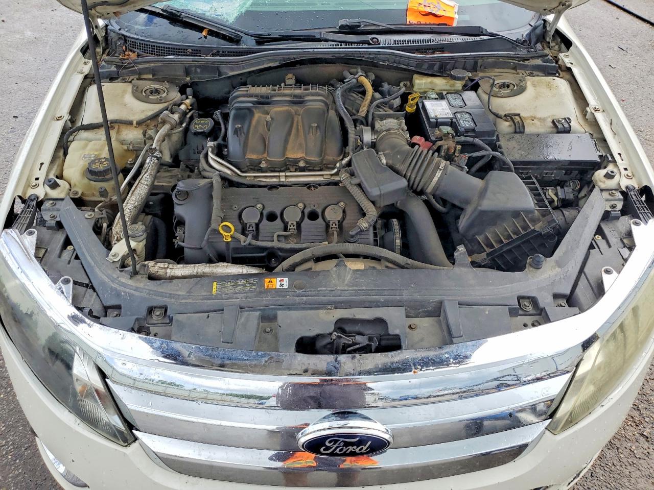 2010 Ford Fusion Sel White vin: 3FAHP0JG4AR273086