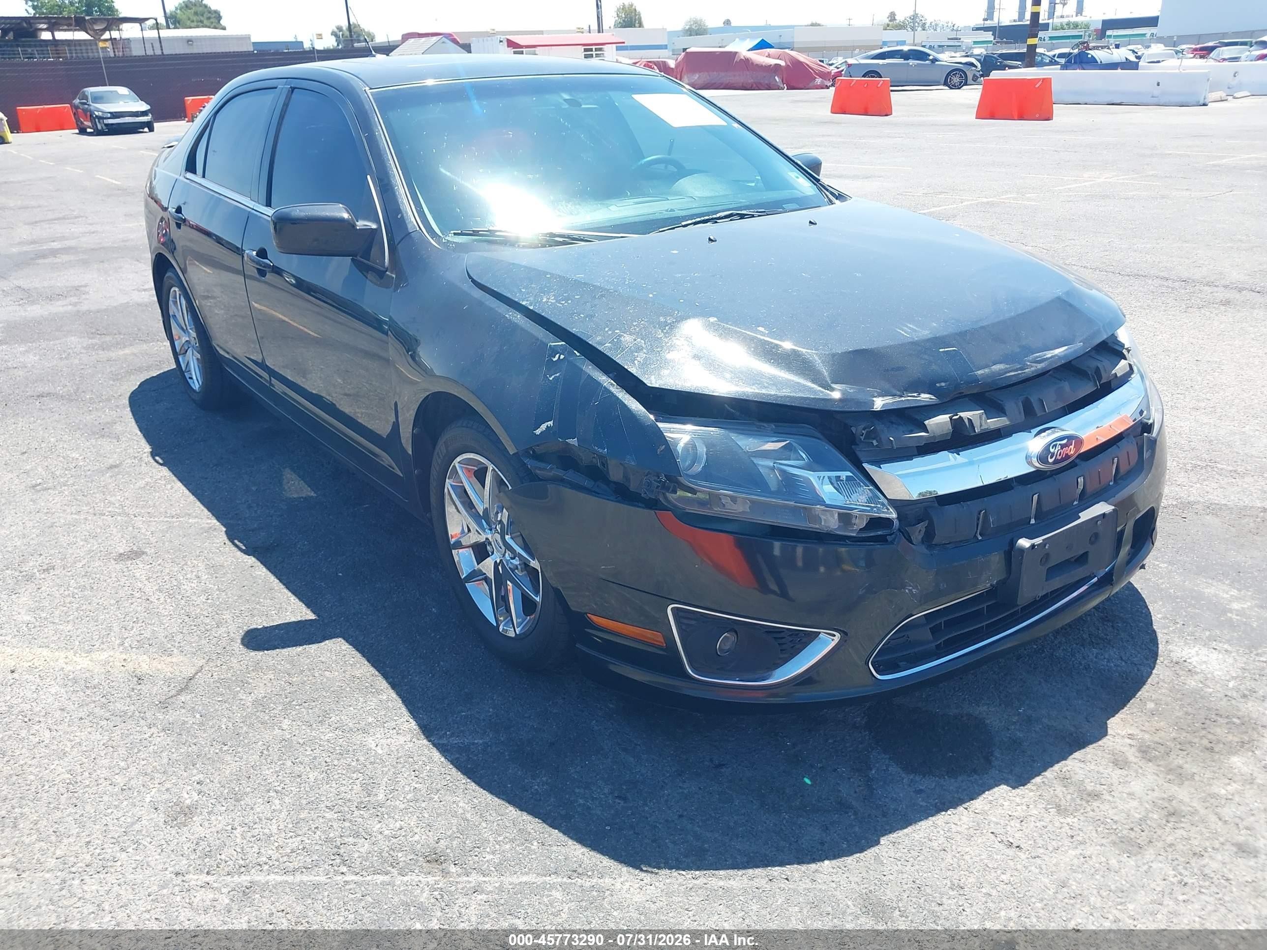 2010 Ford Fusion Sel Black vin: 3FAHP0JG4AR352466