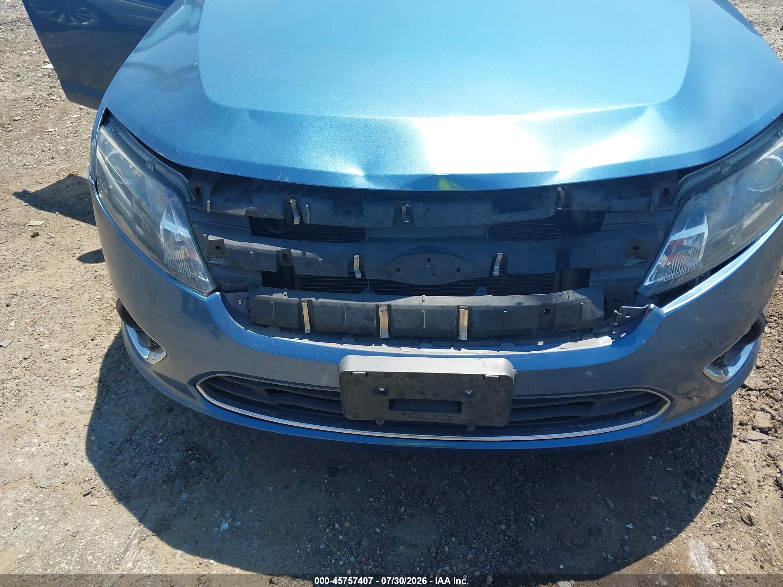 2010 Ford Fusion Sel Blue vin: 3FAHP0JG4AR408924