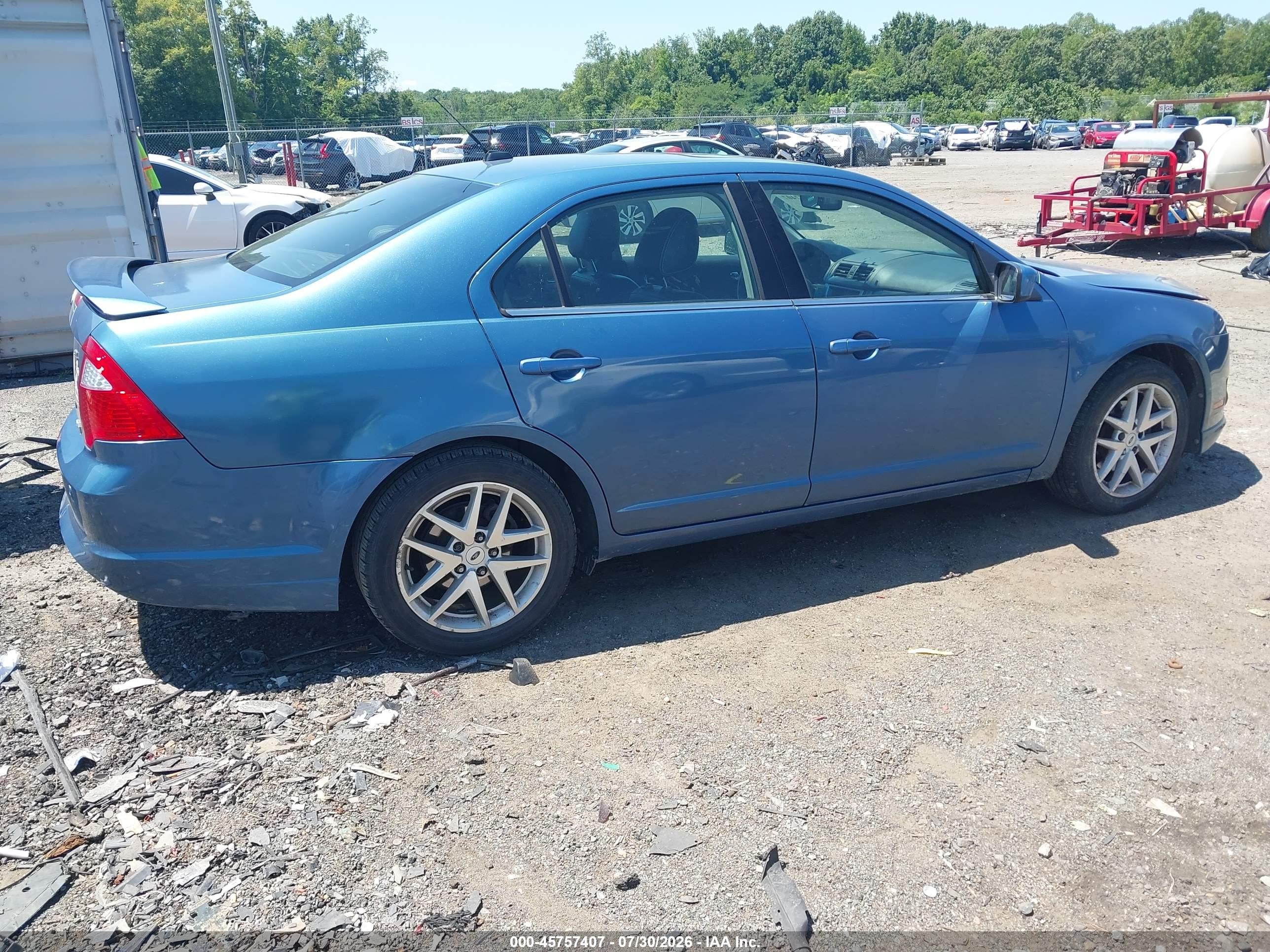 2010 Ford Fusion Sel Blue vin: 3FAHP0JG4AR408924