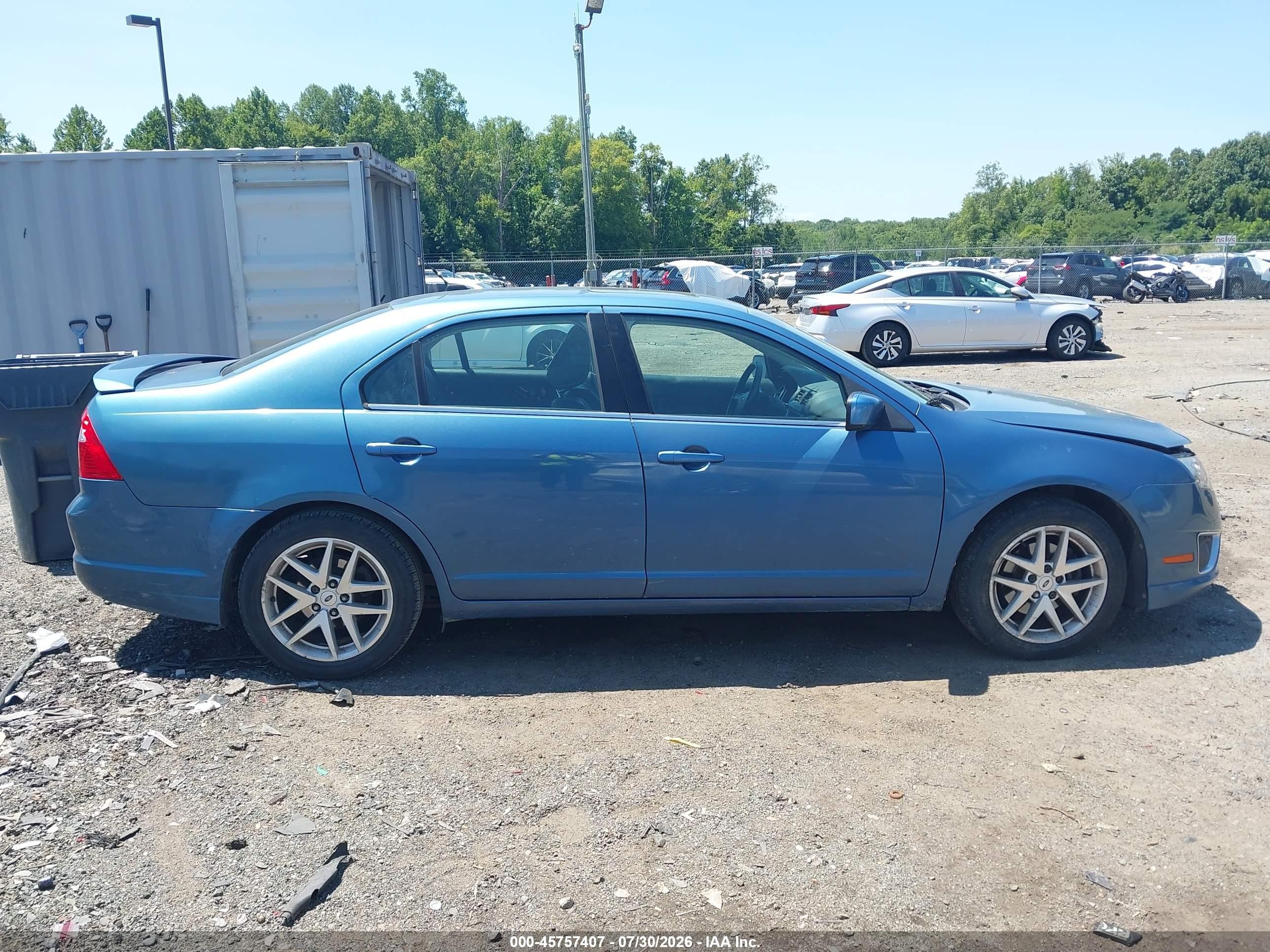 2010 Ford Fusion Sel Blue vin: 3FAHP0JG4AR408924