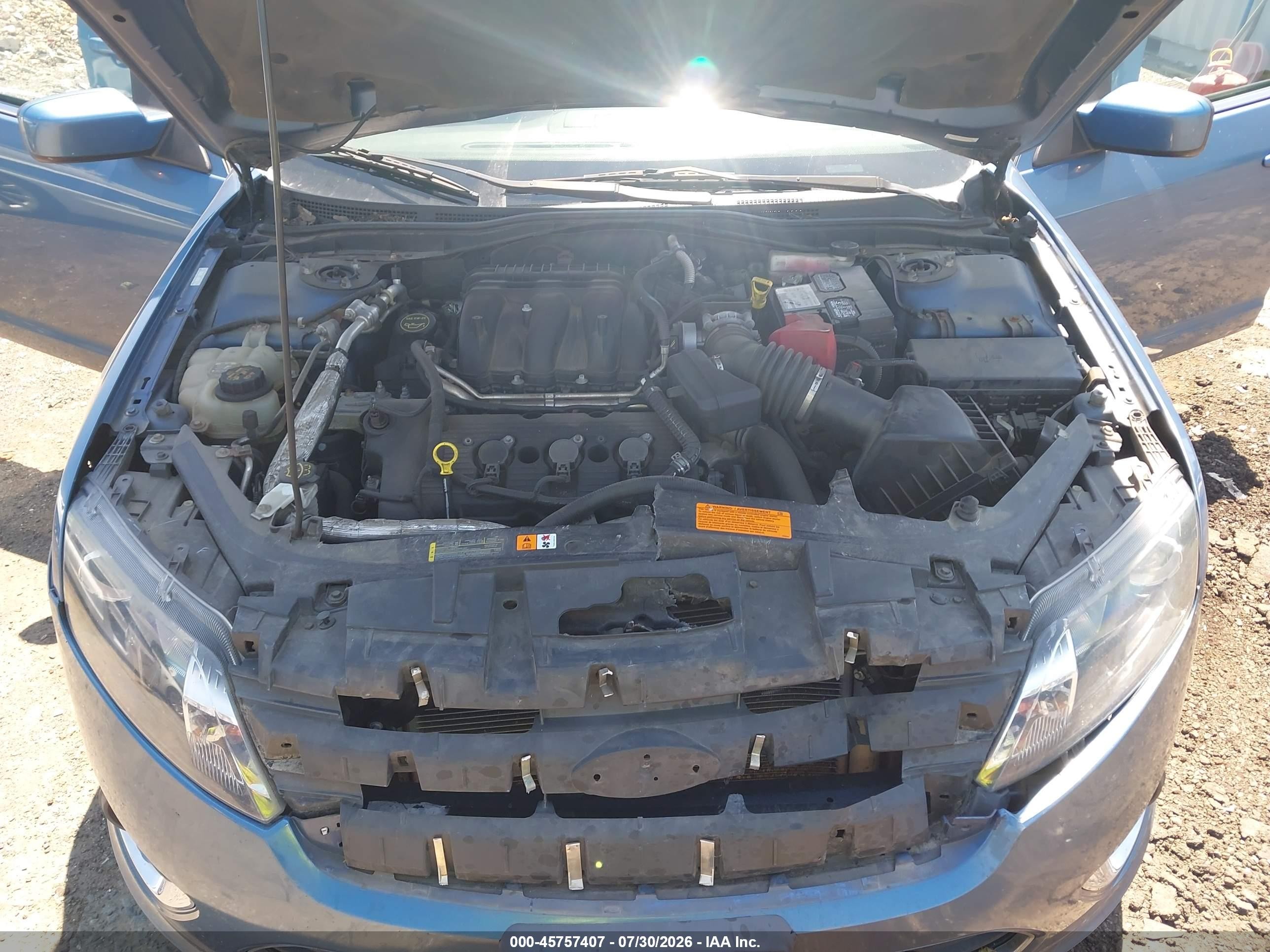 2010 Ford Fusion Sel Blue vin: 3FAHP0JG4AR408924