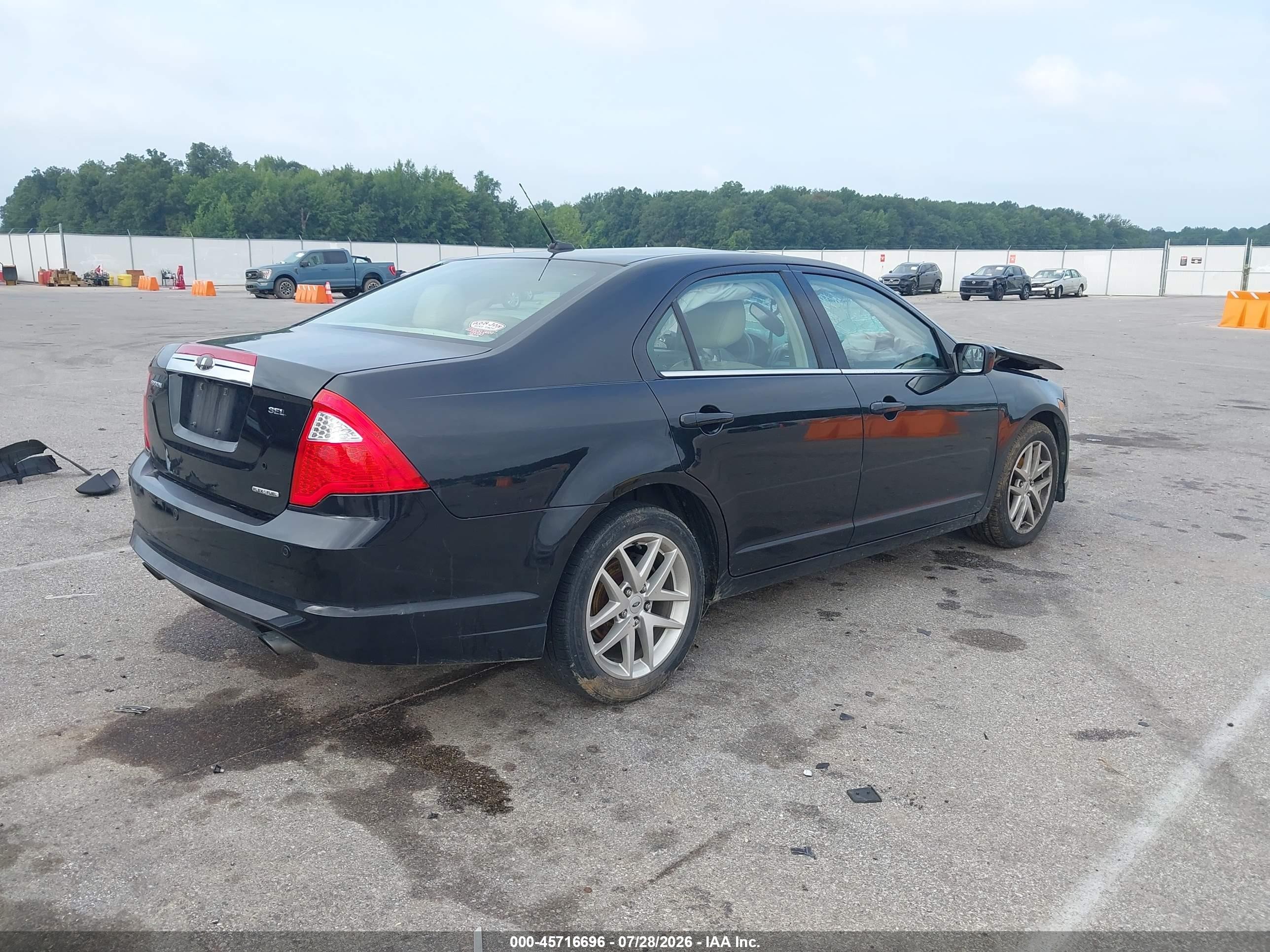 2011 Ford Fusion Sel Black vin: 3FAHP0JG4BR147893