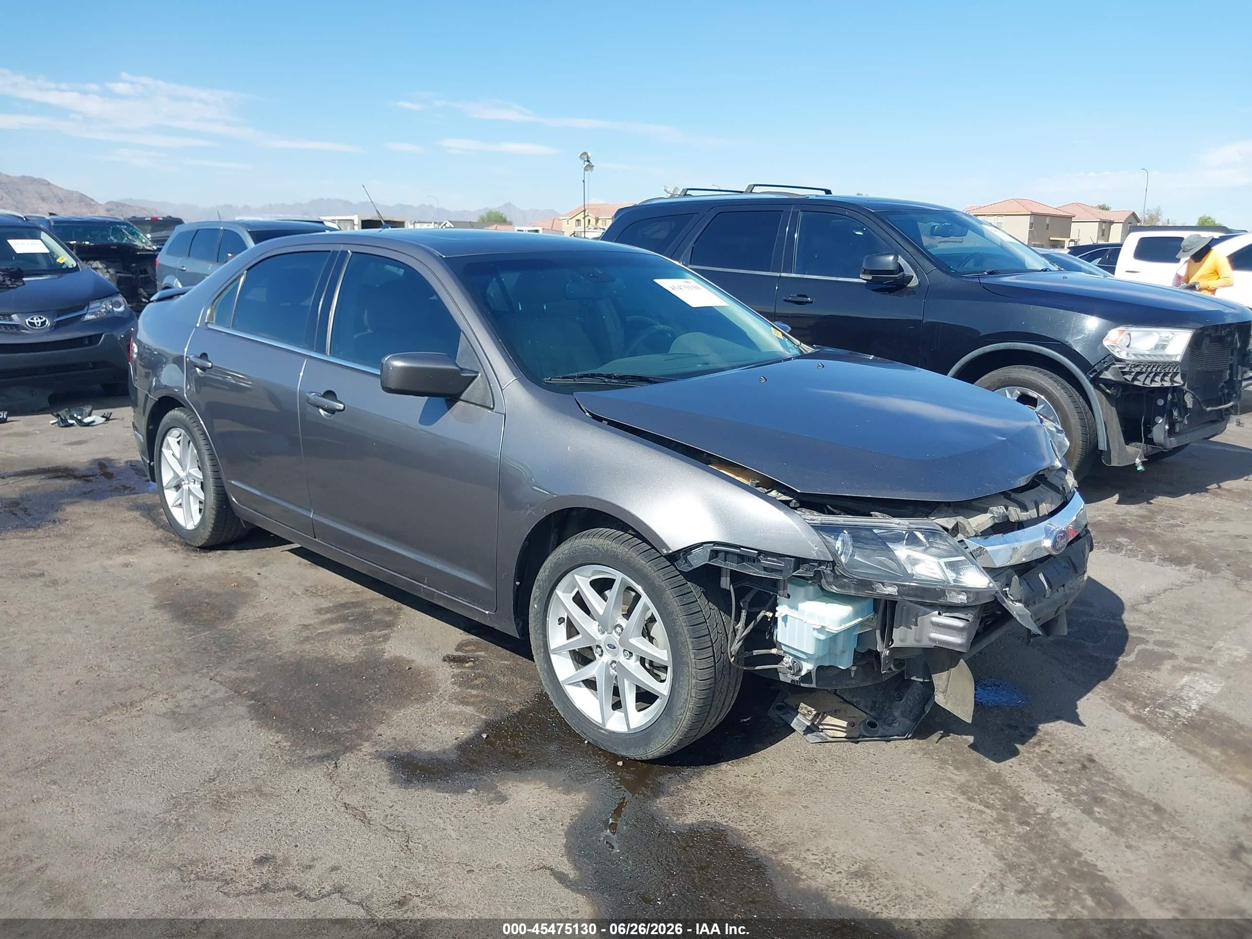 2011 Ford Fusion Sel Gray vin: 3FAHP0JG4BR274336