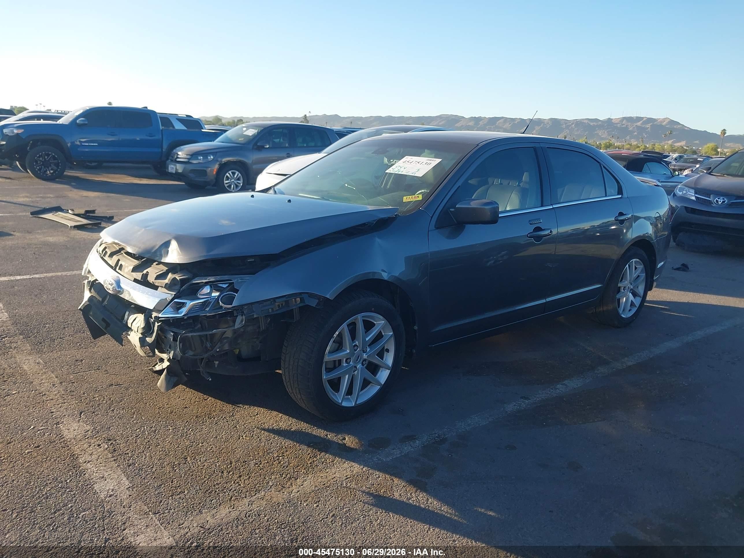 2011 Ford Fusion Sel Gray vin: 3FAHP0JG4BR274336