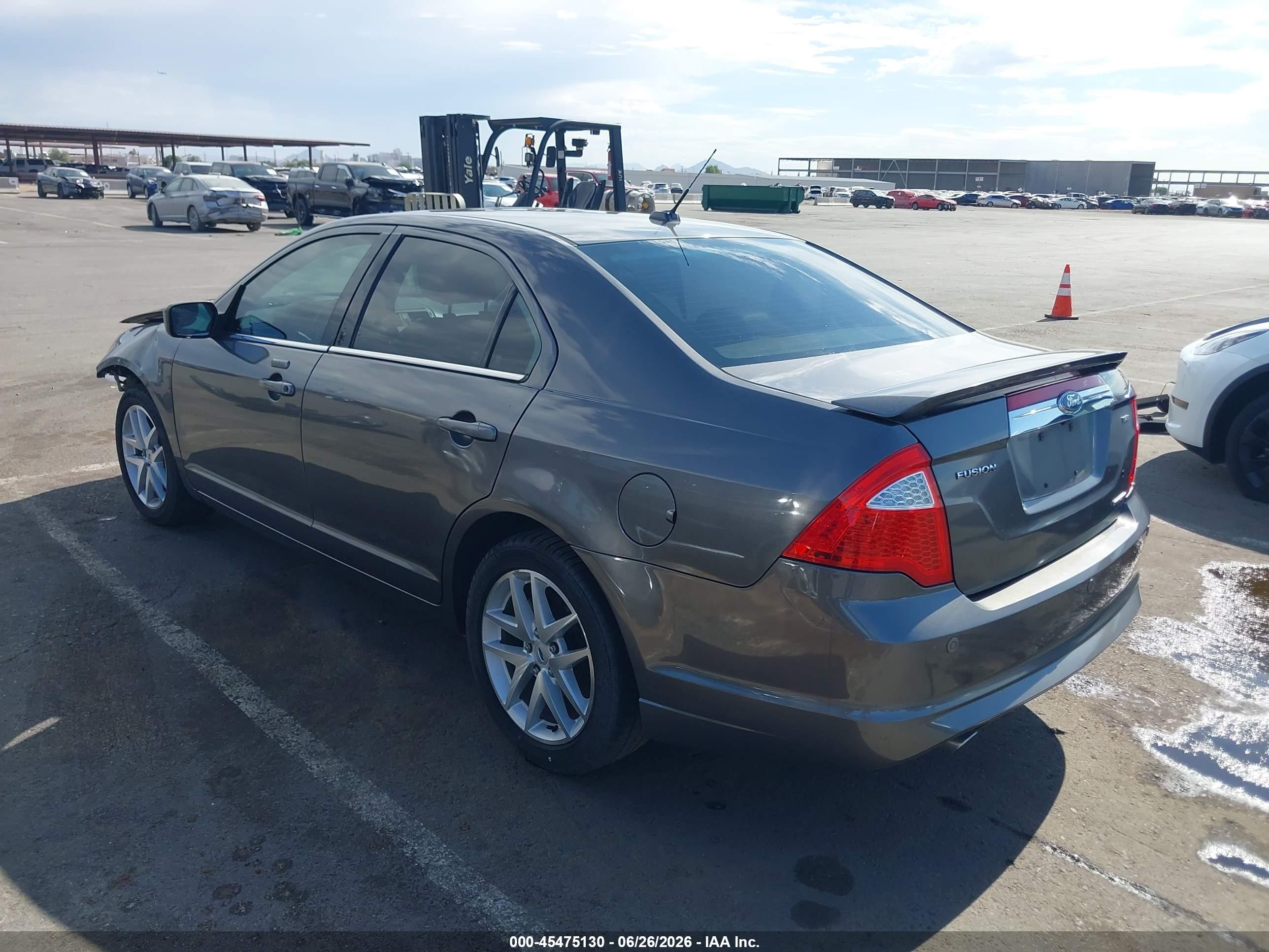2011 Ford Fusion Sel Gray vin: 3FAHP0JG4BR274336