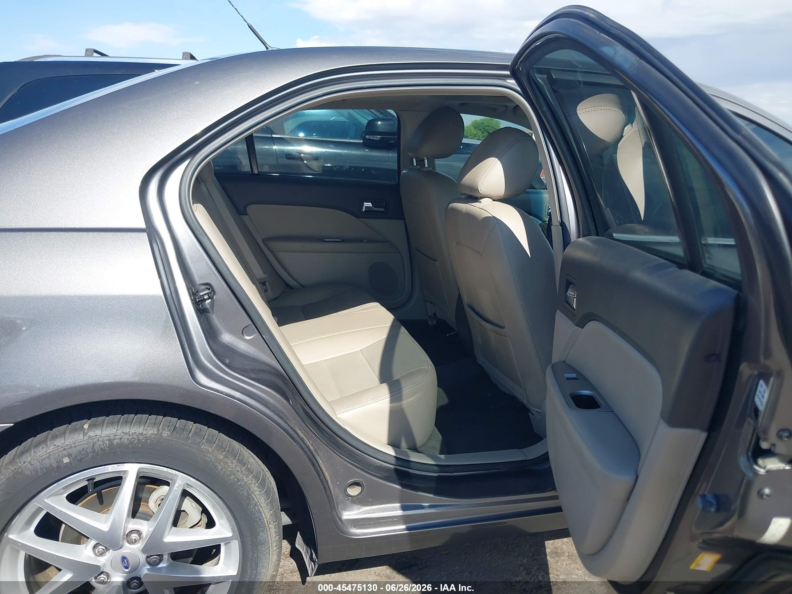 2011 Ford Fusion Sel Gray vin: 3FAHP0JG4BR274336