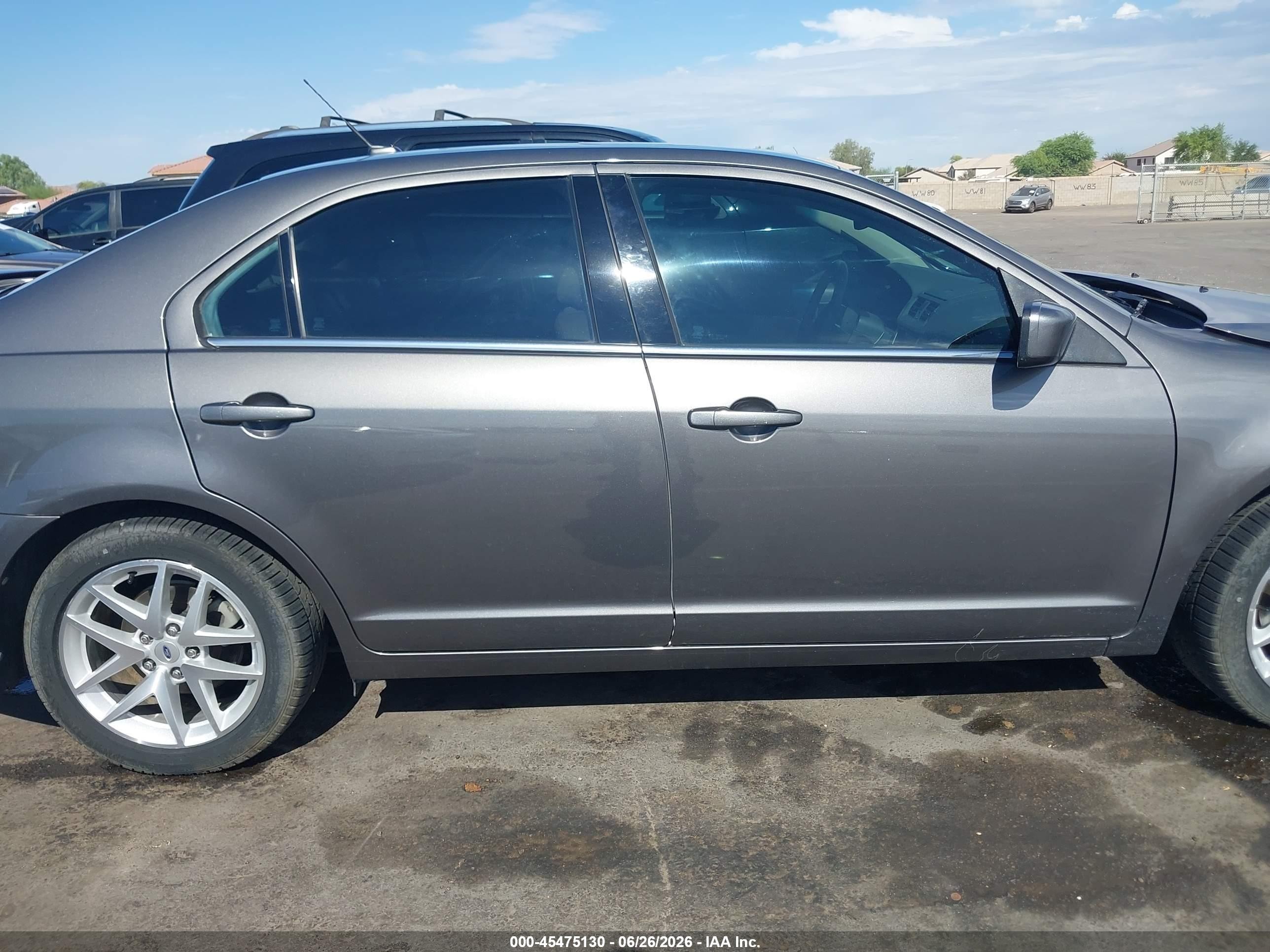 2011 Ford Fusion Sel Gray vin: 3FAHP0JG4BR274336