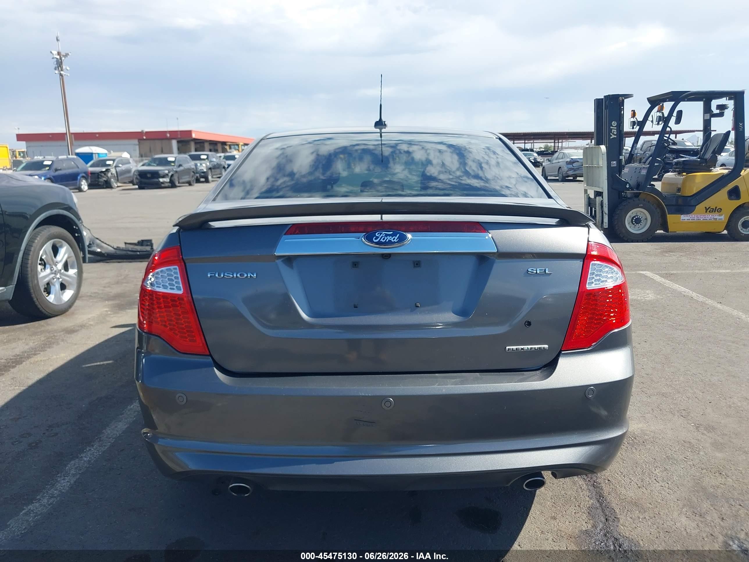 2011 Ford Fusion Sel Gray vin: 3FAHP0JG4BR274336