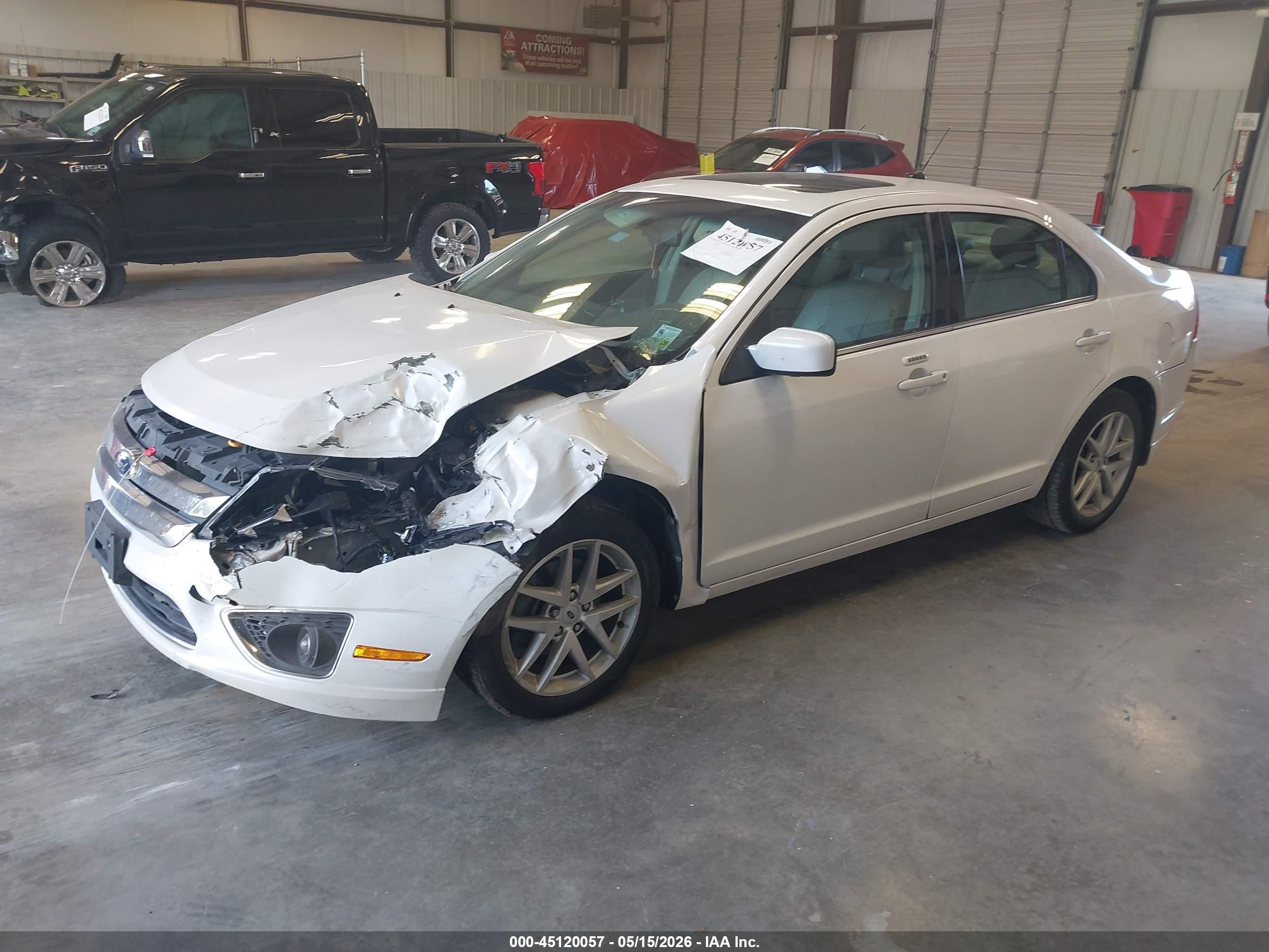 2011 Ford Fusion Sel Белый vin: 3FAHP0JG4BR318495