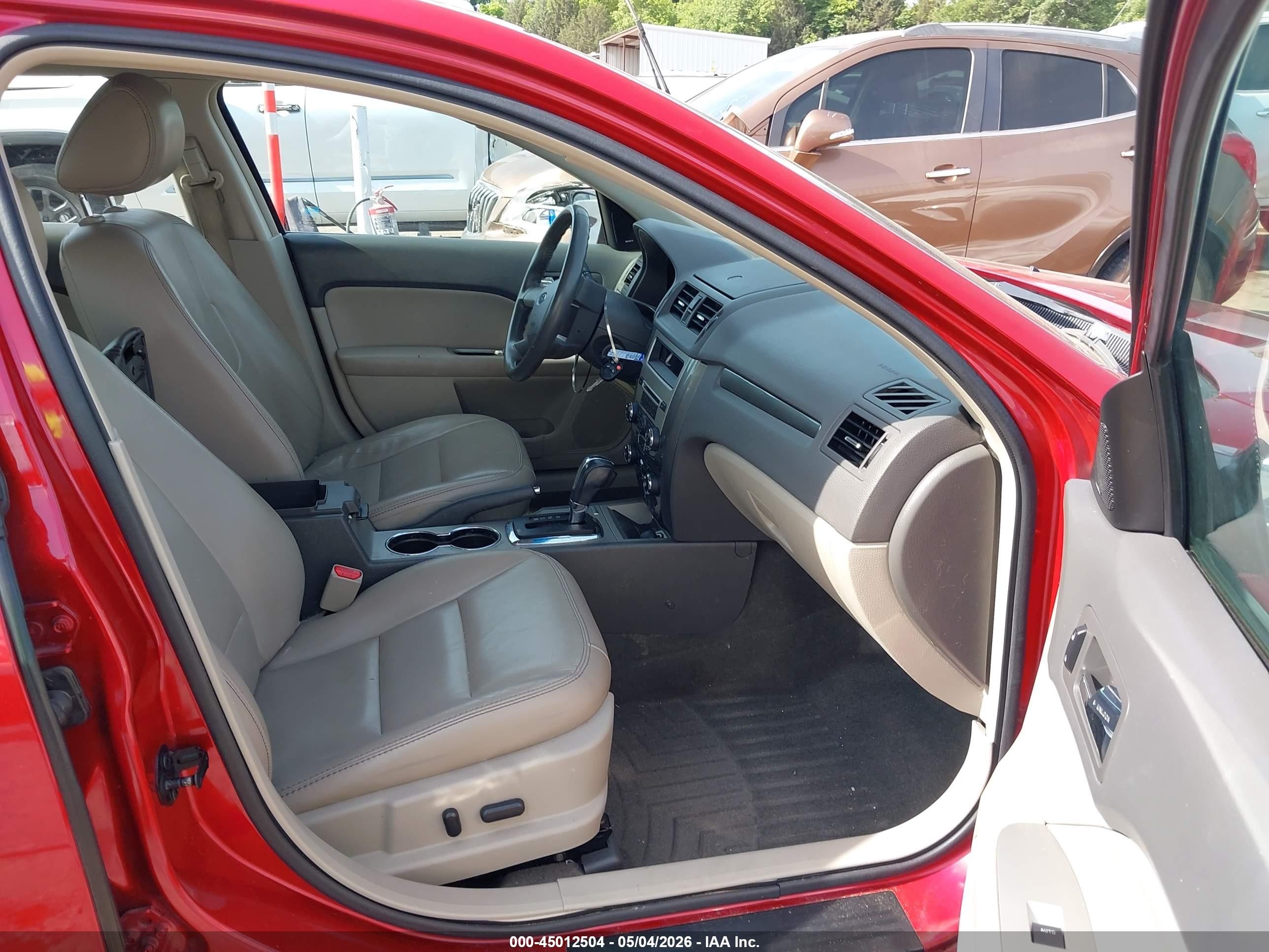 2012 Ford Fusion Sel Красный vin: 3FAHP0JG4CR192883