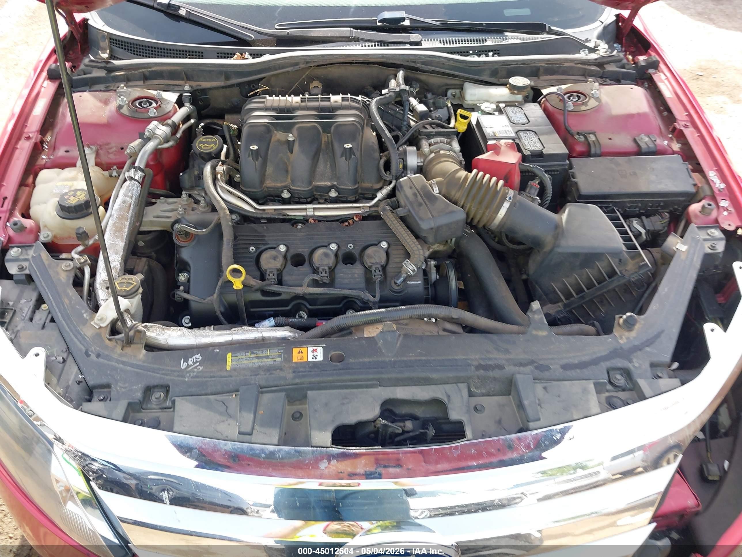 2012 Ford Fusion Sel Красный vin: 3FAHP0JG4CR192883