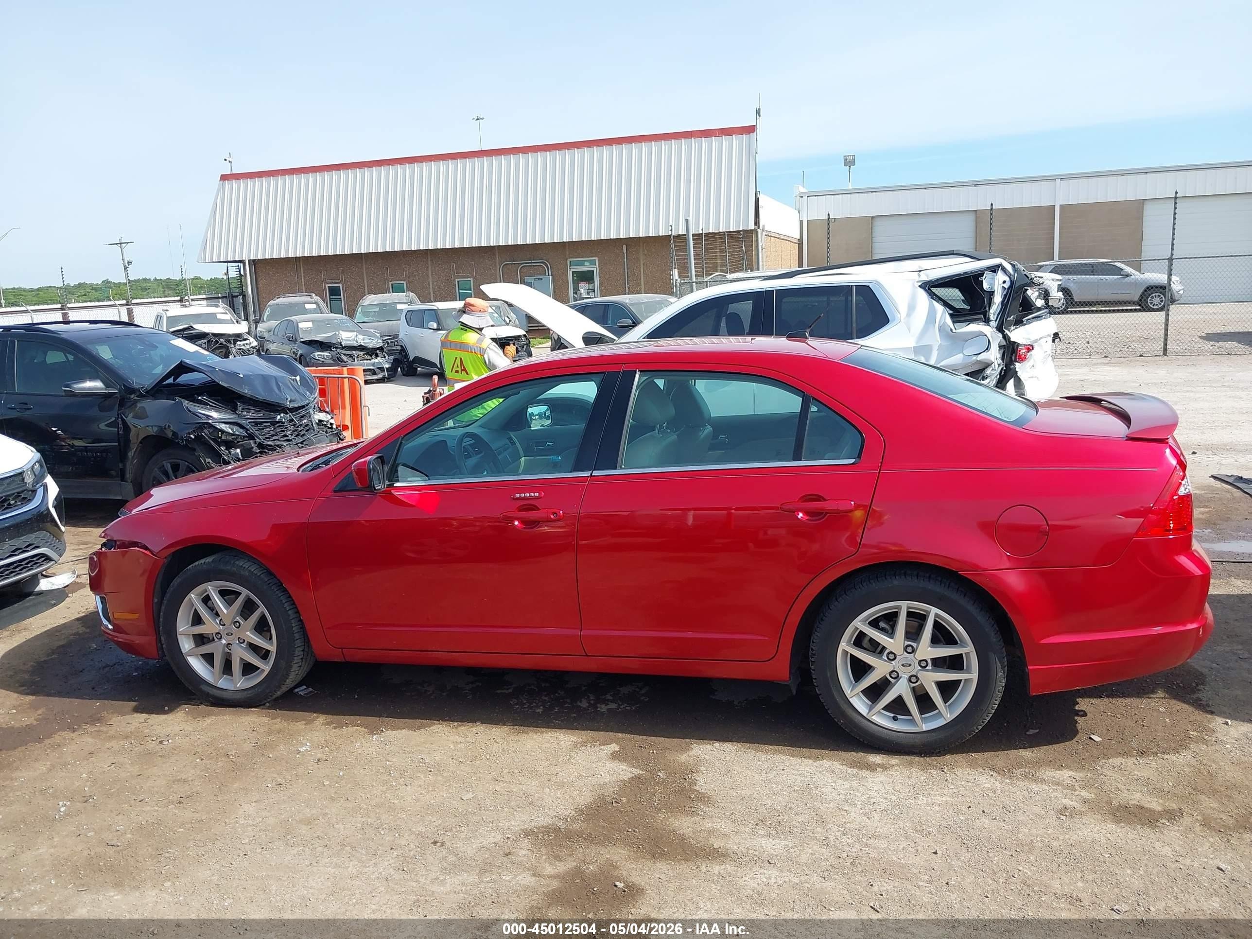 2012 Ford Fusion Sel Красный vin: 3FAHP0JG4CR192883