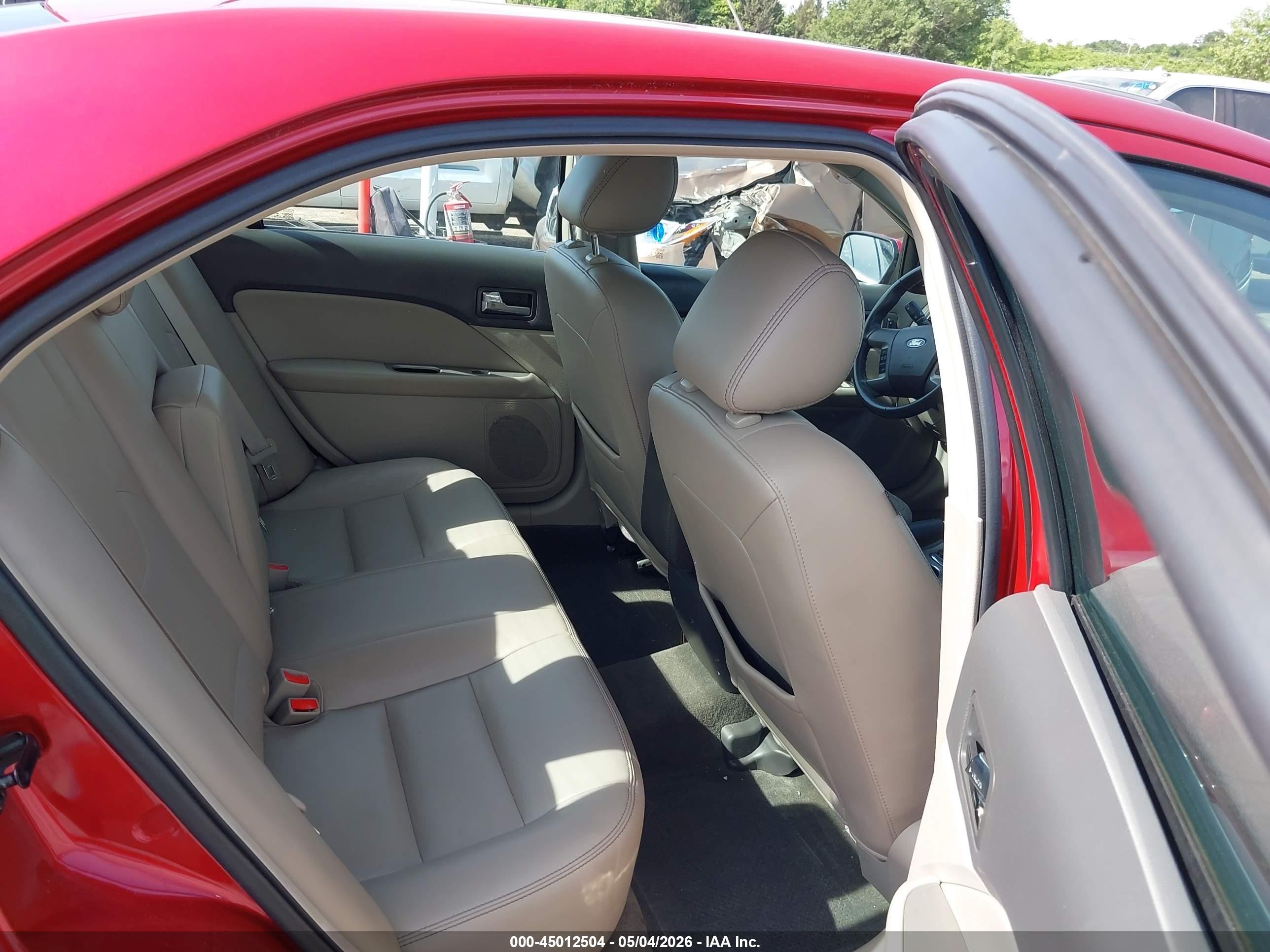 2012 Ford Fusion Sel Красный vin: 3FAHP0JG4CR192883