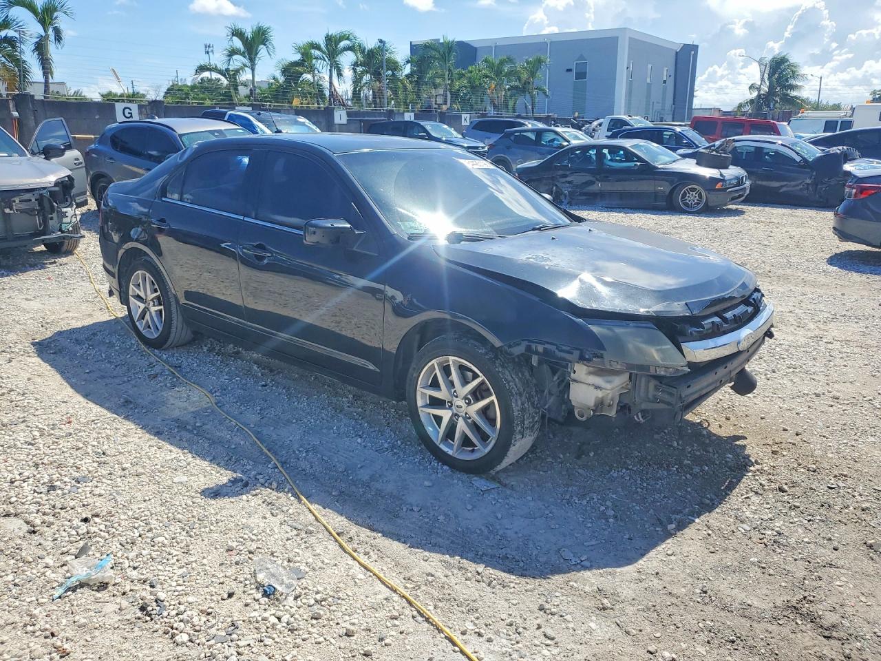 2012 Ford Fusion Sel Black vin: 3FAHP0JG4CR209259