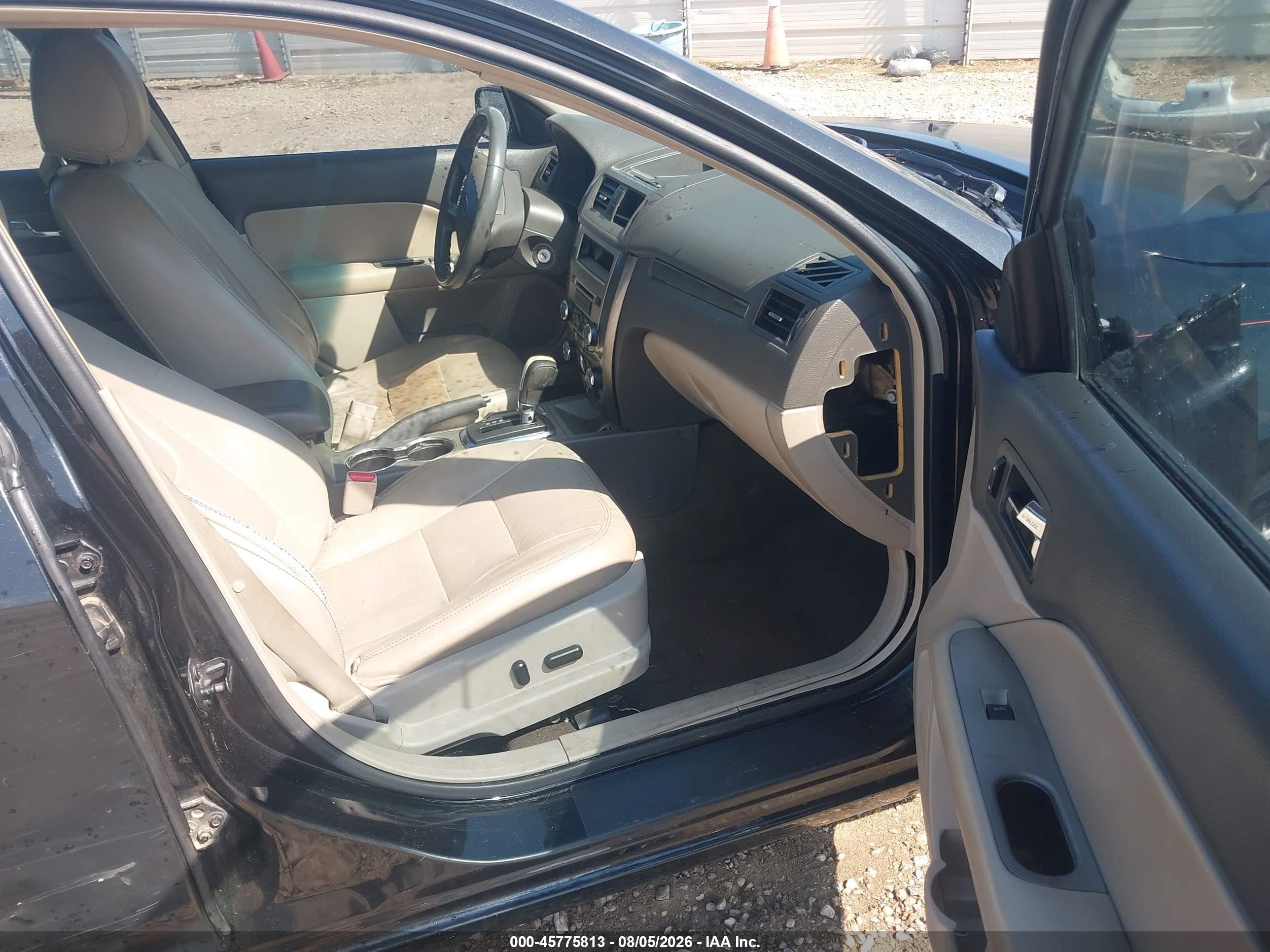 2012 Ford Fusion Sel Черный vin: 3FAHP0JG4CR311726