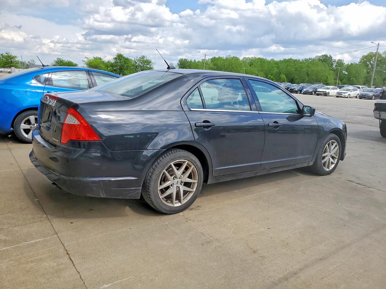 2012 Ford Fusion Sel Черный vin: 3FAHP0JG4CR357492