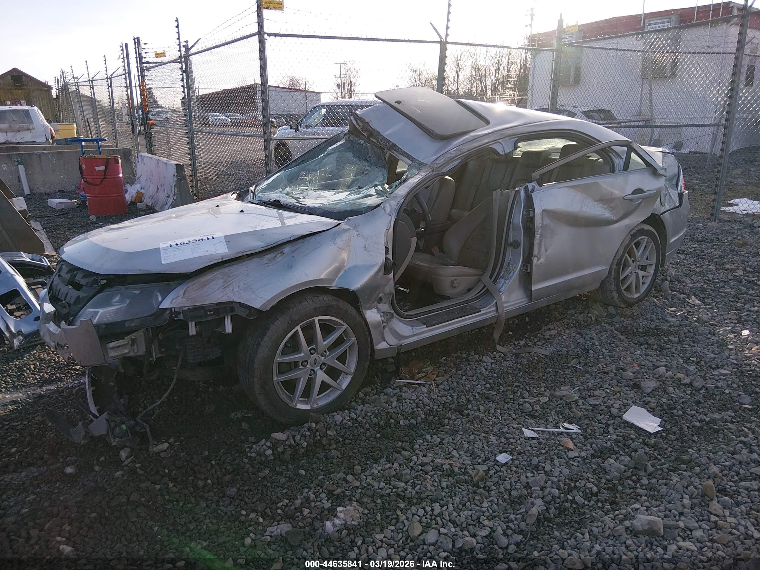 2010 Ford Fusion Sel Silver vin: 3FAHP0JG5AR126890