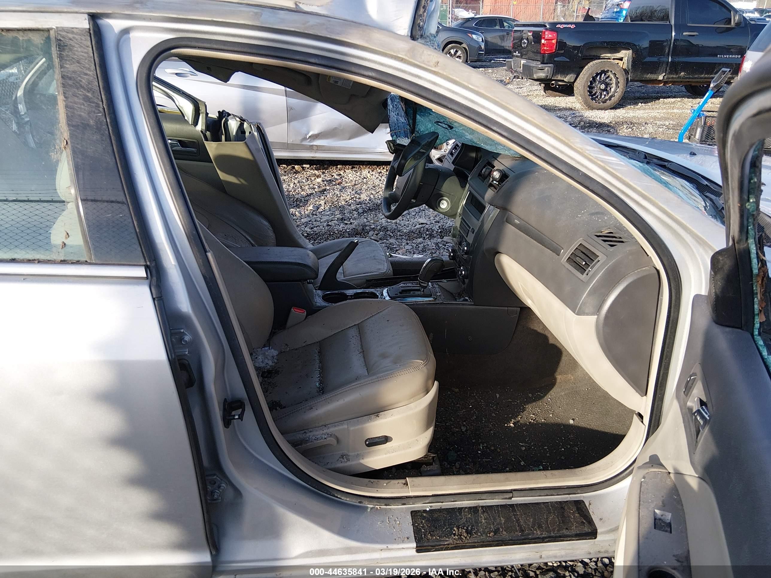 2010 Ford Fusion Sel Silver vin: 3FAHP0JG5AR126890