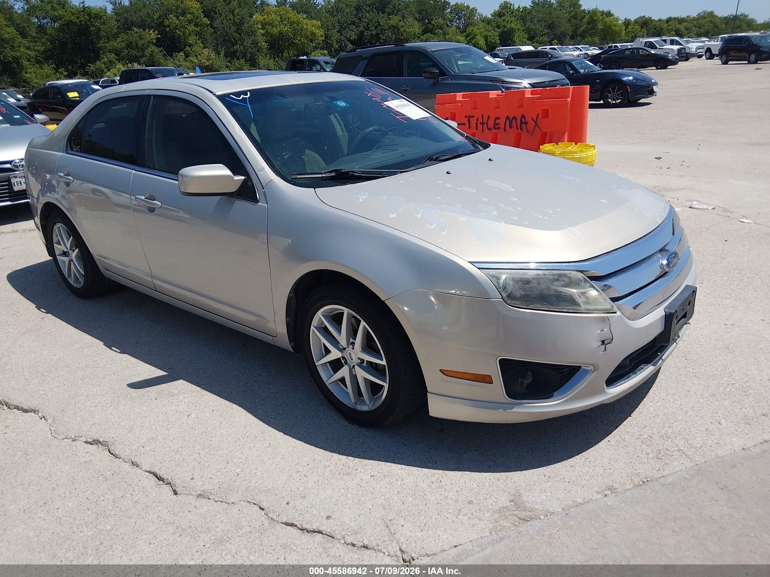 2010 Ford Fusion Sel Beige vin: 3FAHP0JG5AR179153