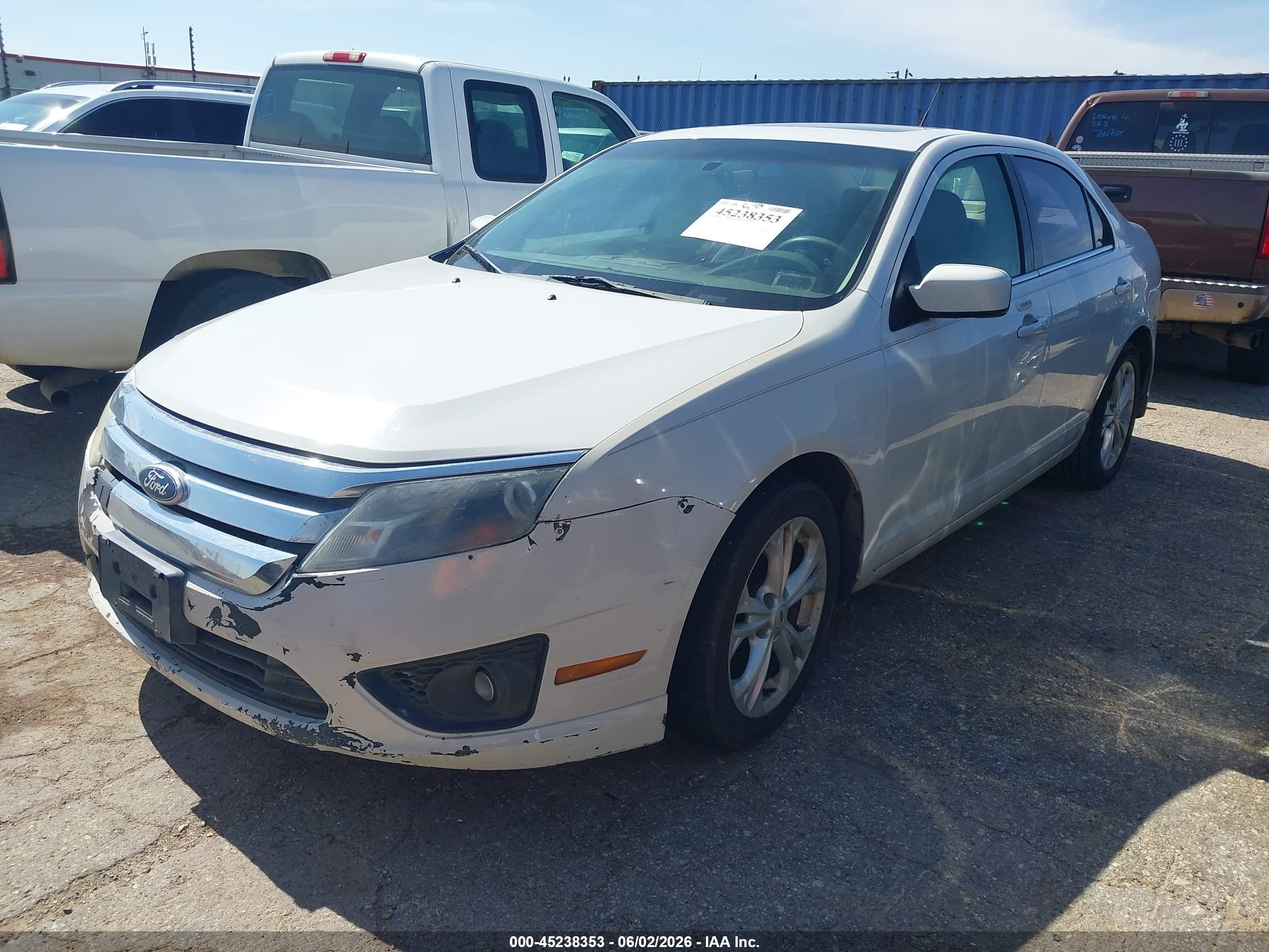 2010 Ford Fusion Sel White vin: 3FAHP0JG5AR285392