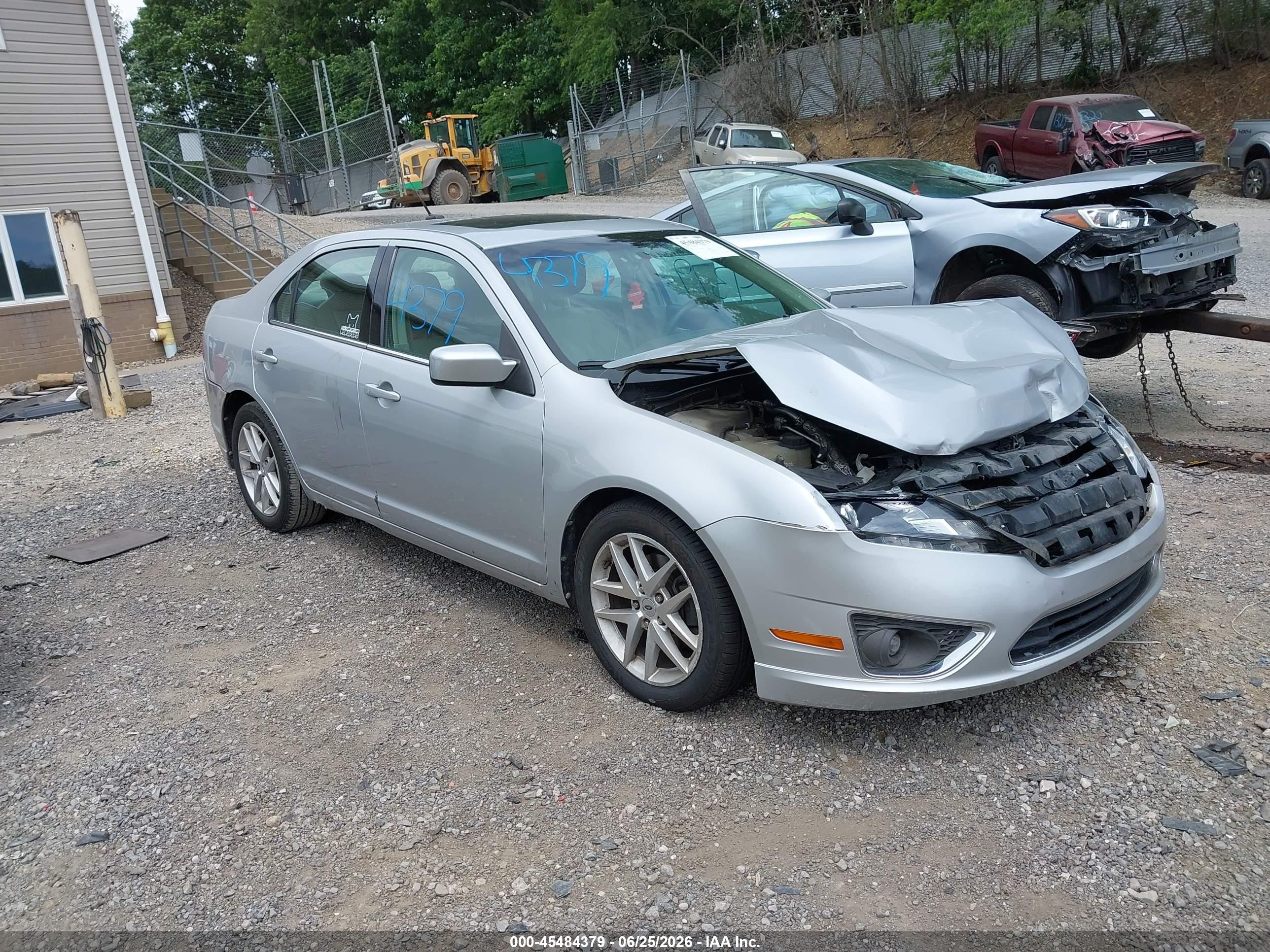 2010 Ford Fusion Sel Silver vin: 3FAHP0JG5AR306113