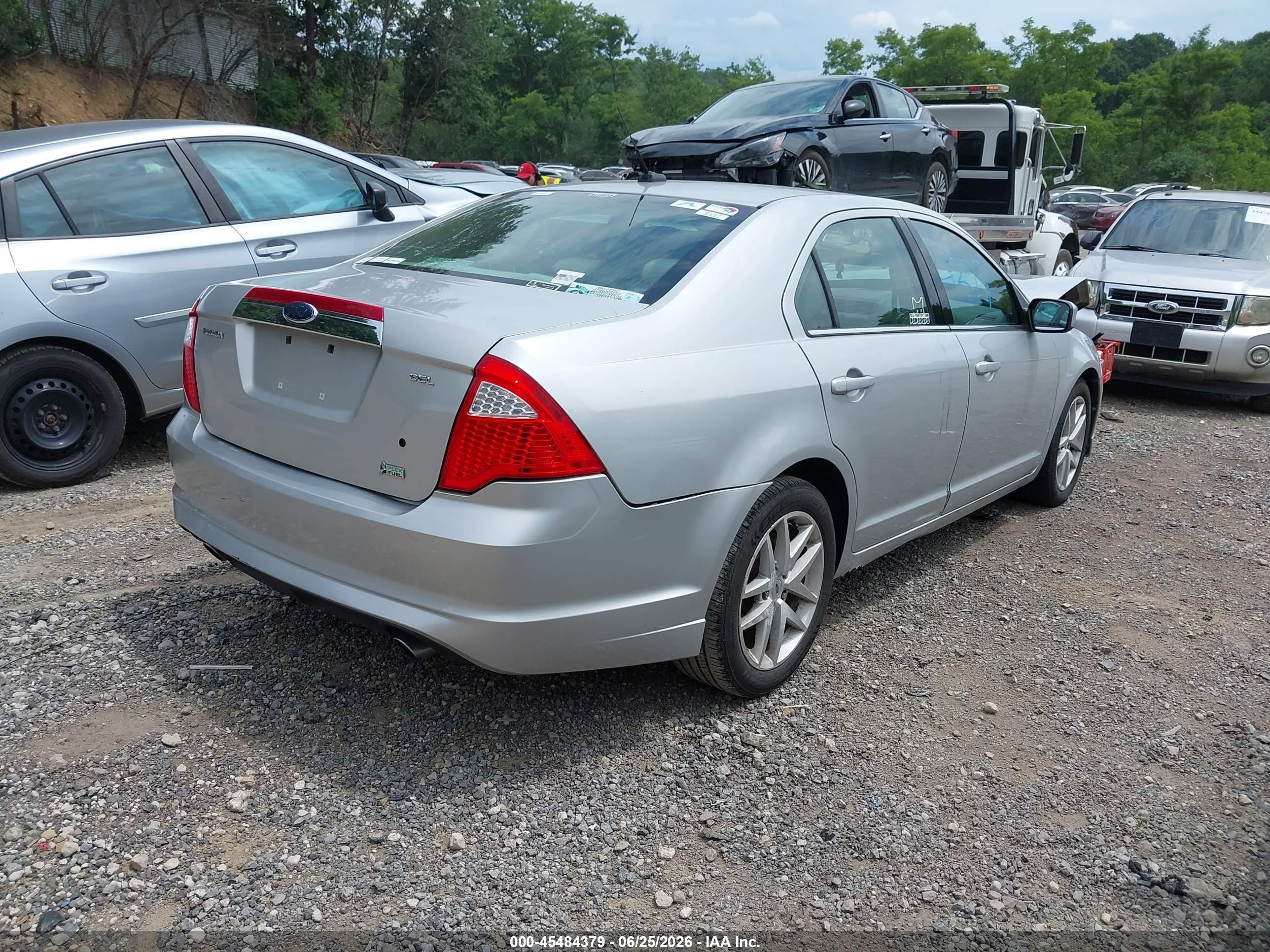 2010 Ford Fusion Sel Silver vin: 3FAHP0JG5AR306113