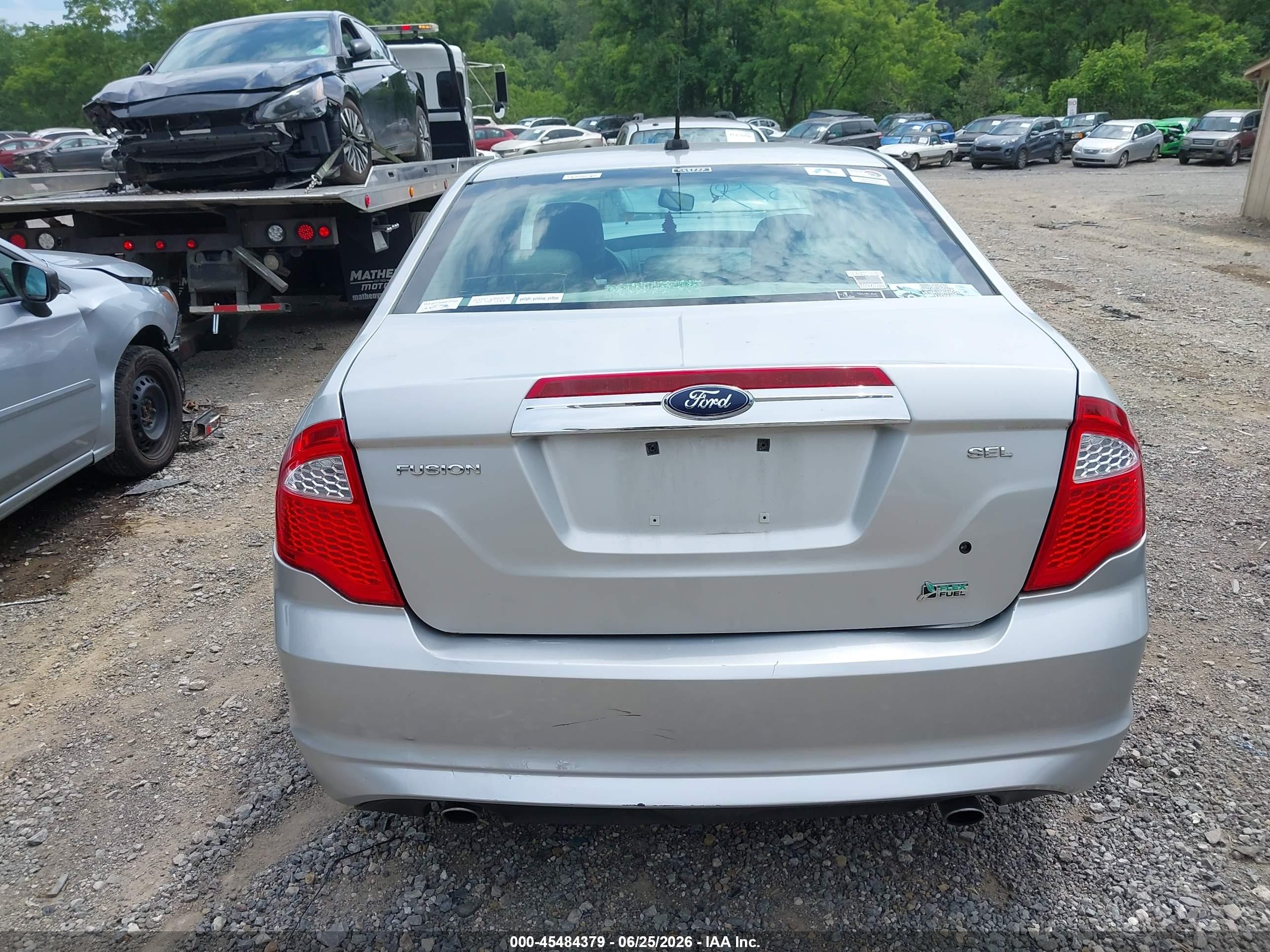 2010 Ford Fusion Sel Silver vin: 3FAHP0JG5AR306113