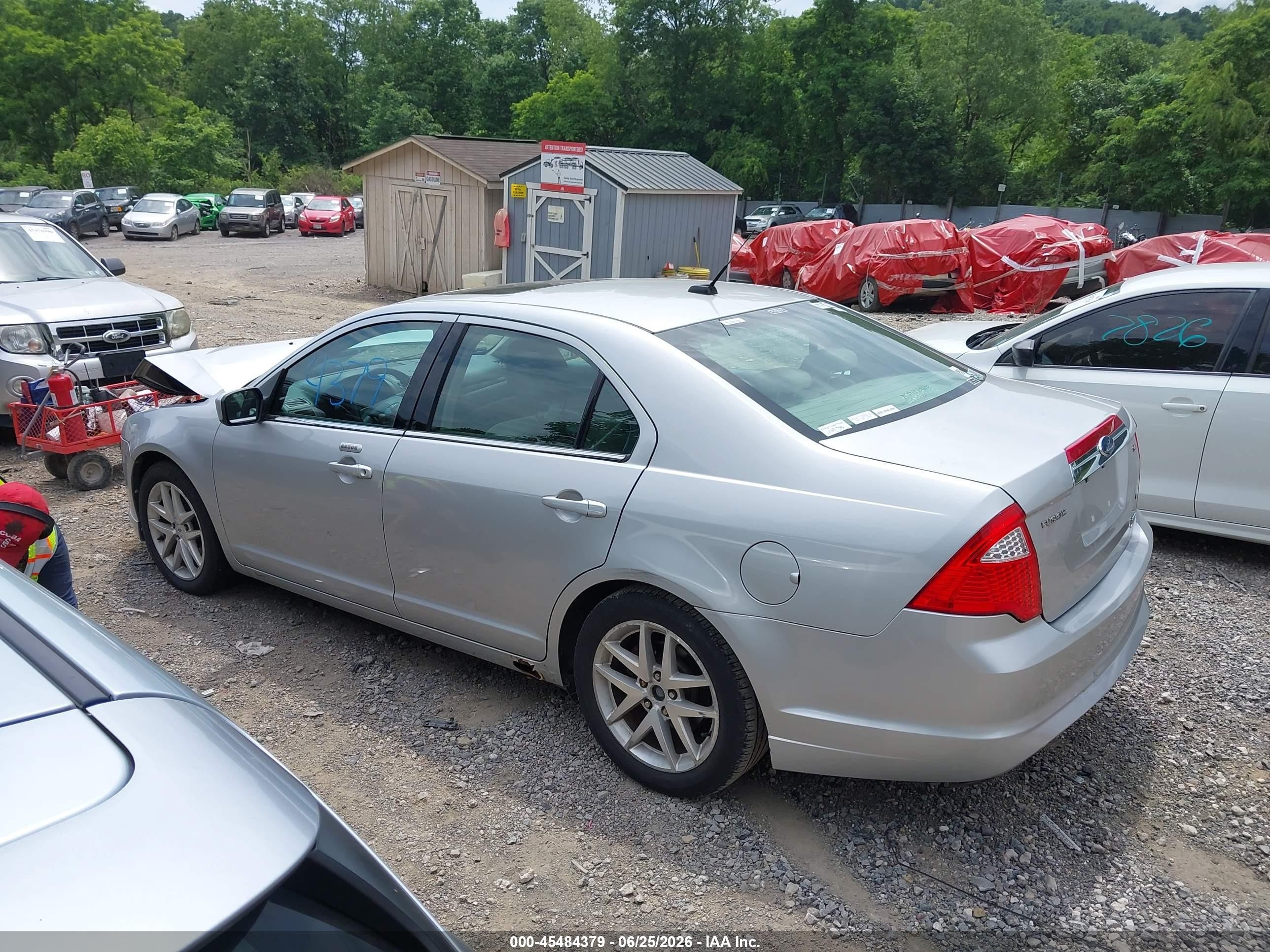2010 Ford Fusion Sel Silver vin: 3FAHP0JG5AR306113