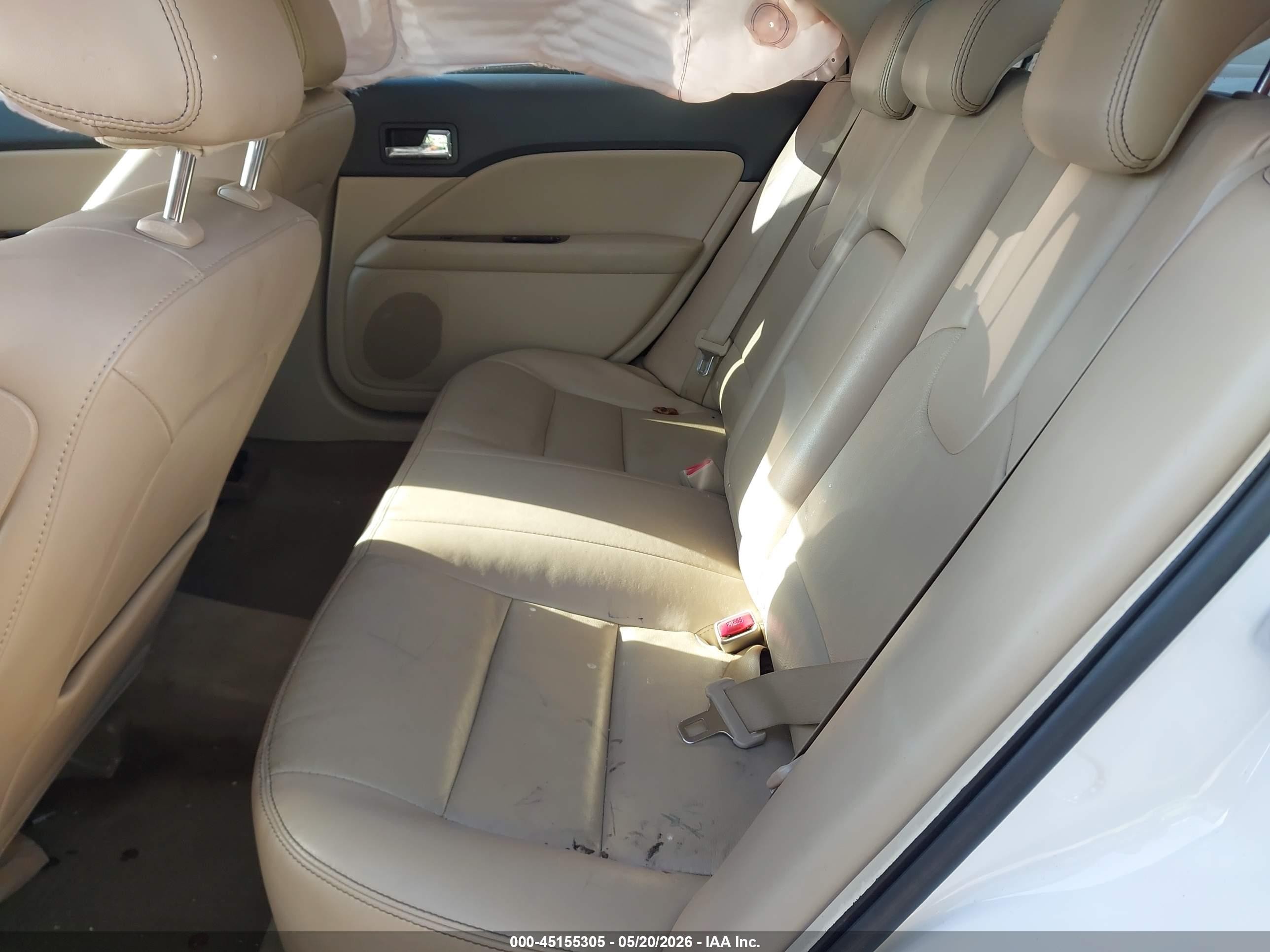 2010 Ford Fusion Sel Белый vin: 3FAHP0JG5AR348782