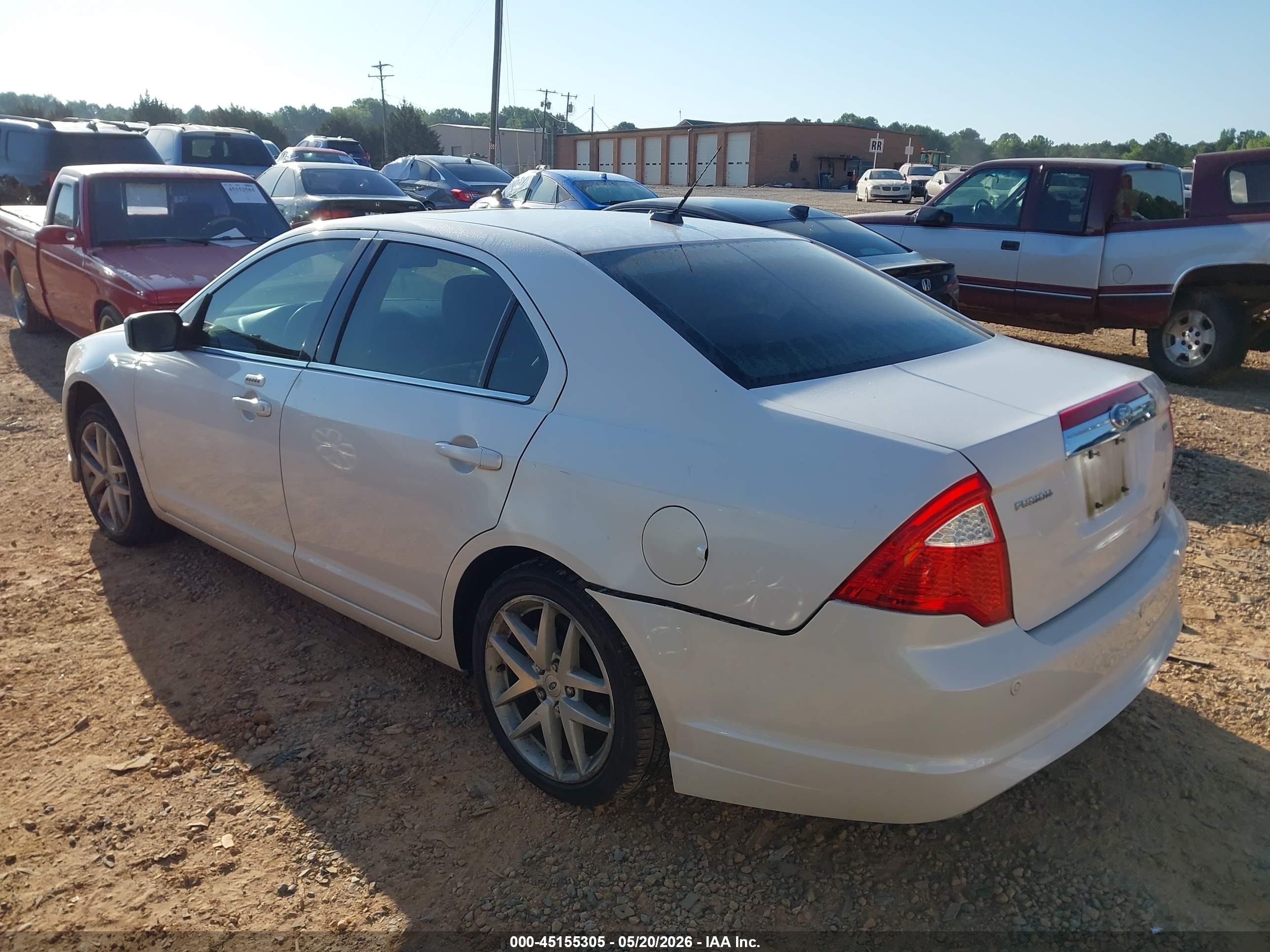 2010 Ford Fusion Sel Белый vin: 3FAHP0JG5AR348782