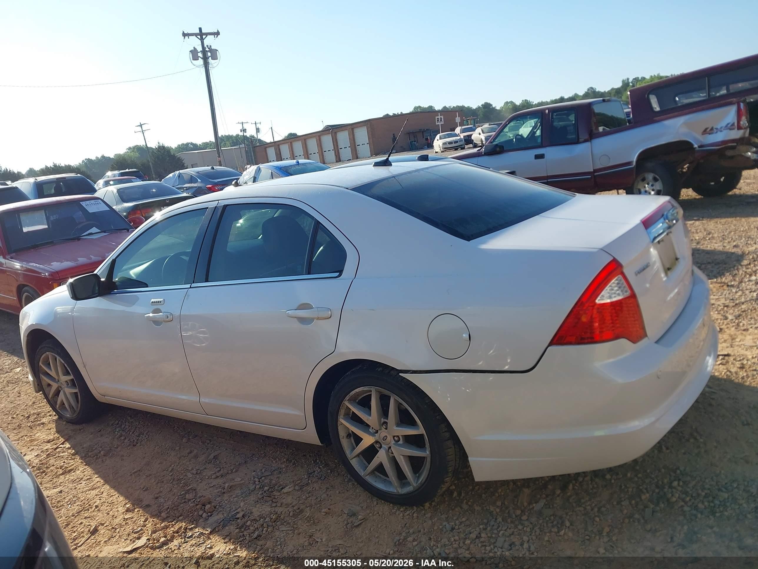 2010 Ford Fusion Sel Белый vin: 3FAHP0JG5AR348782