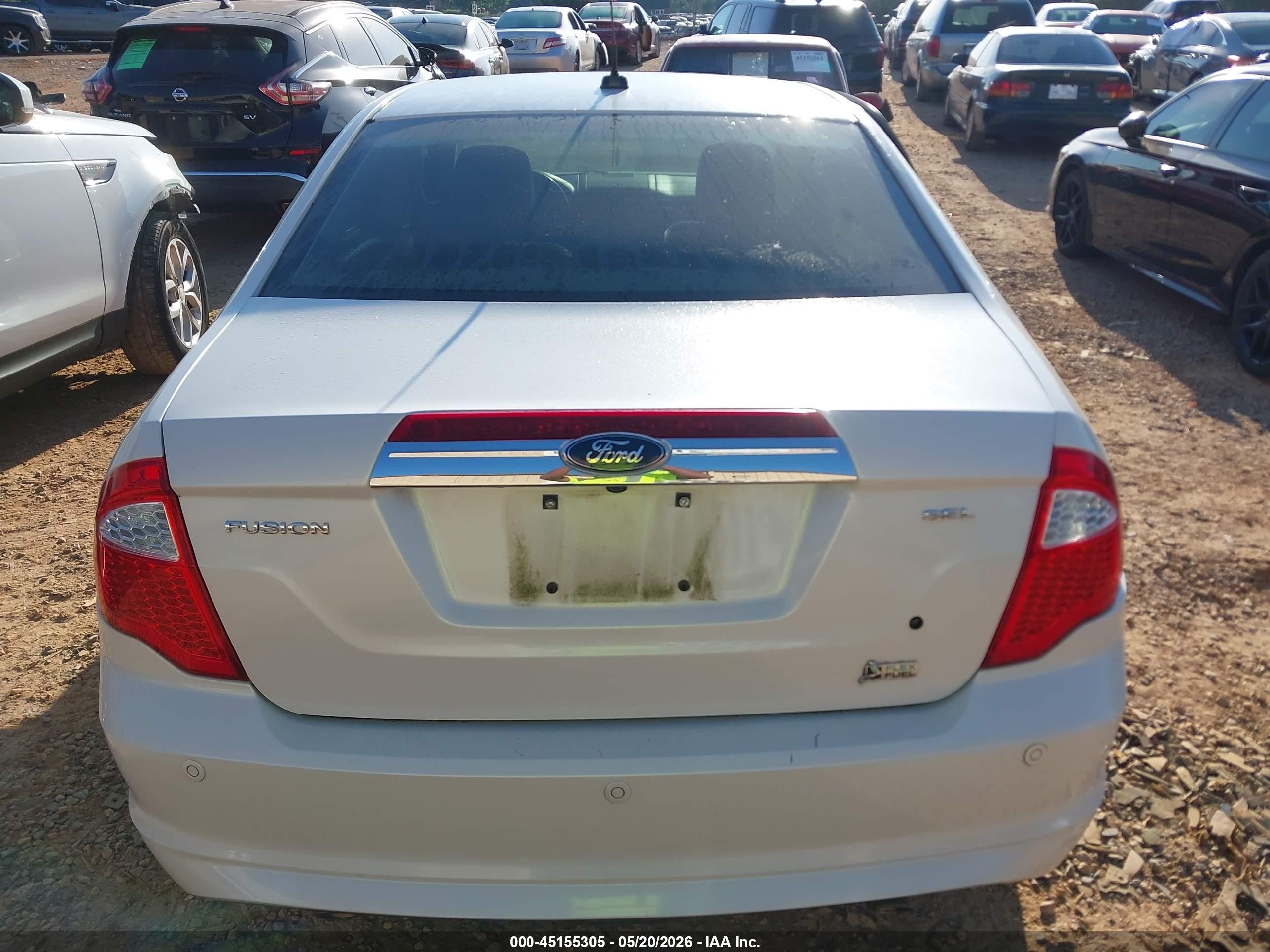 2010 Ford Fusion Sel Белый vin: 3FAHP0JG5AR348782