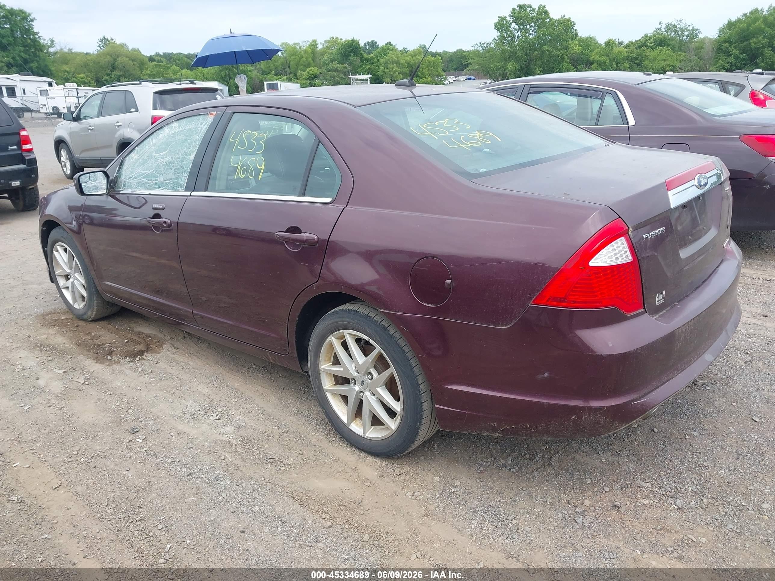 2011 Ford Fusion Sel Фиолетовый vin: 3FAHP0JG5BR286916