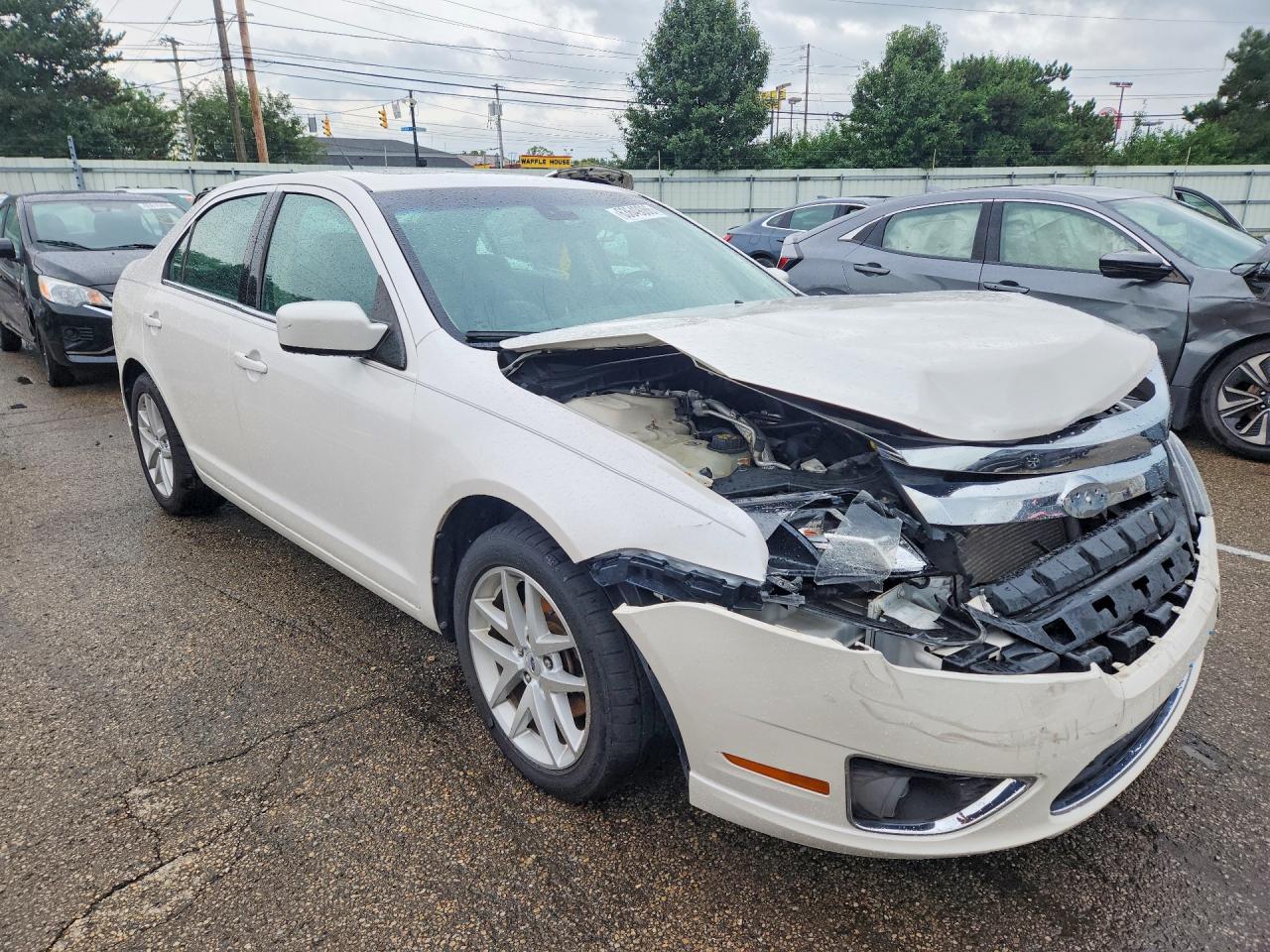 2011 Ford Fusion Sel White vin: 3FAHP0JG5BR342014