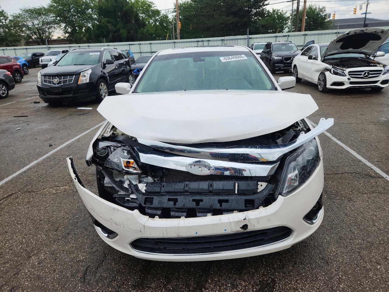 2011 Ford Fusion Sel White vin: 3FAHP0JG5BR342014