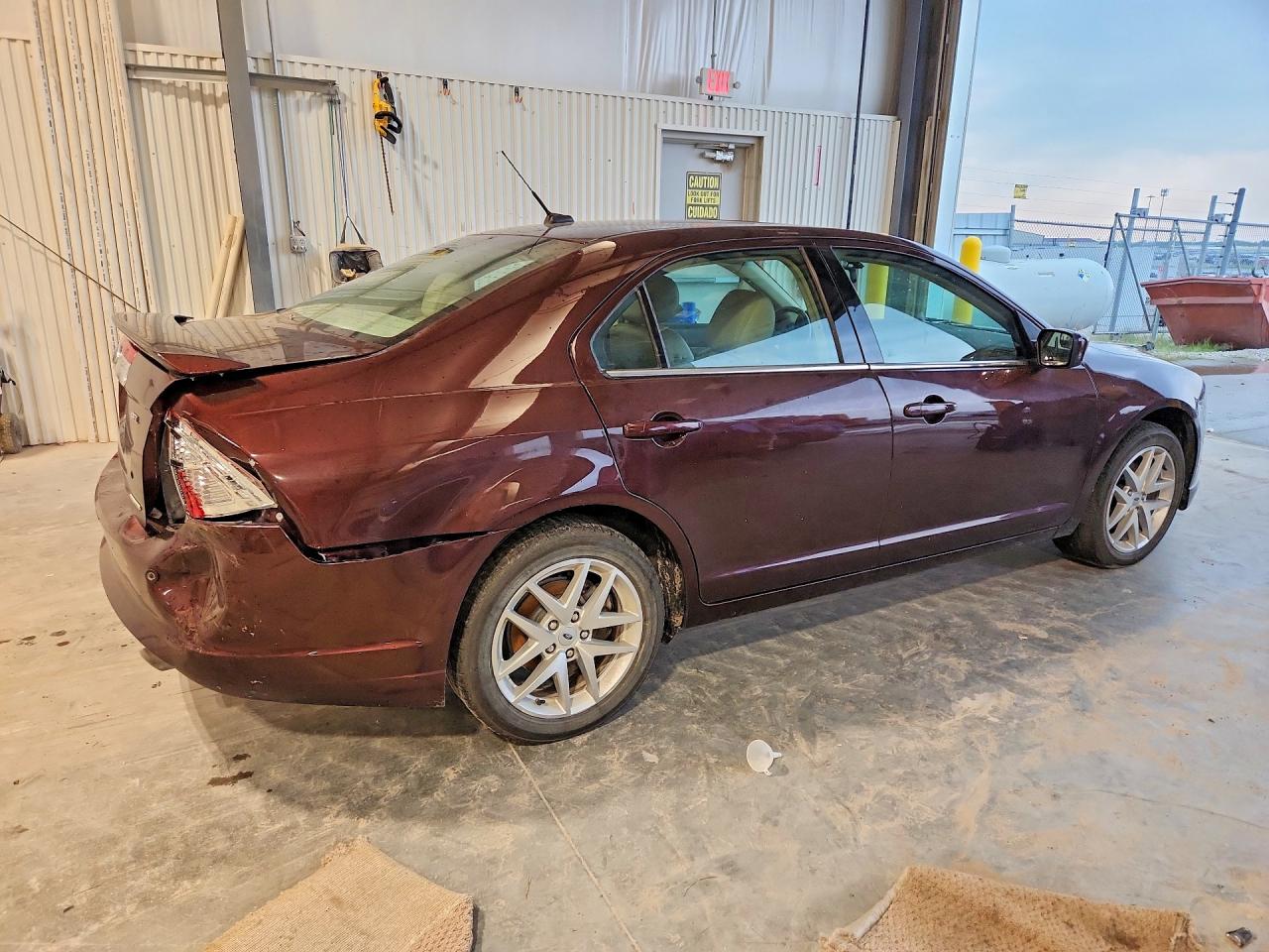 2012 Ford Fusion Sel Burgundy vin: 3FAHP0JG5CR162971