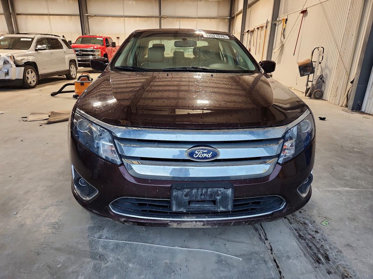 2012 Ford Fusion Sel Burgundy vin: 3FAHP0JG5CR162971