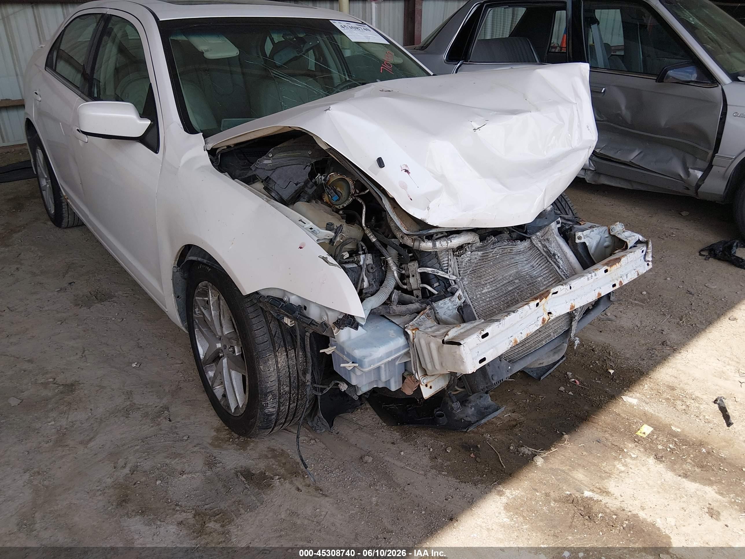 2011 Ford Fusion Sel White vin: 3FAHP0JG6BR128102