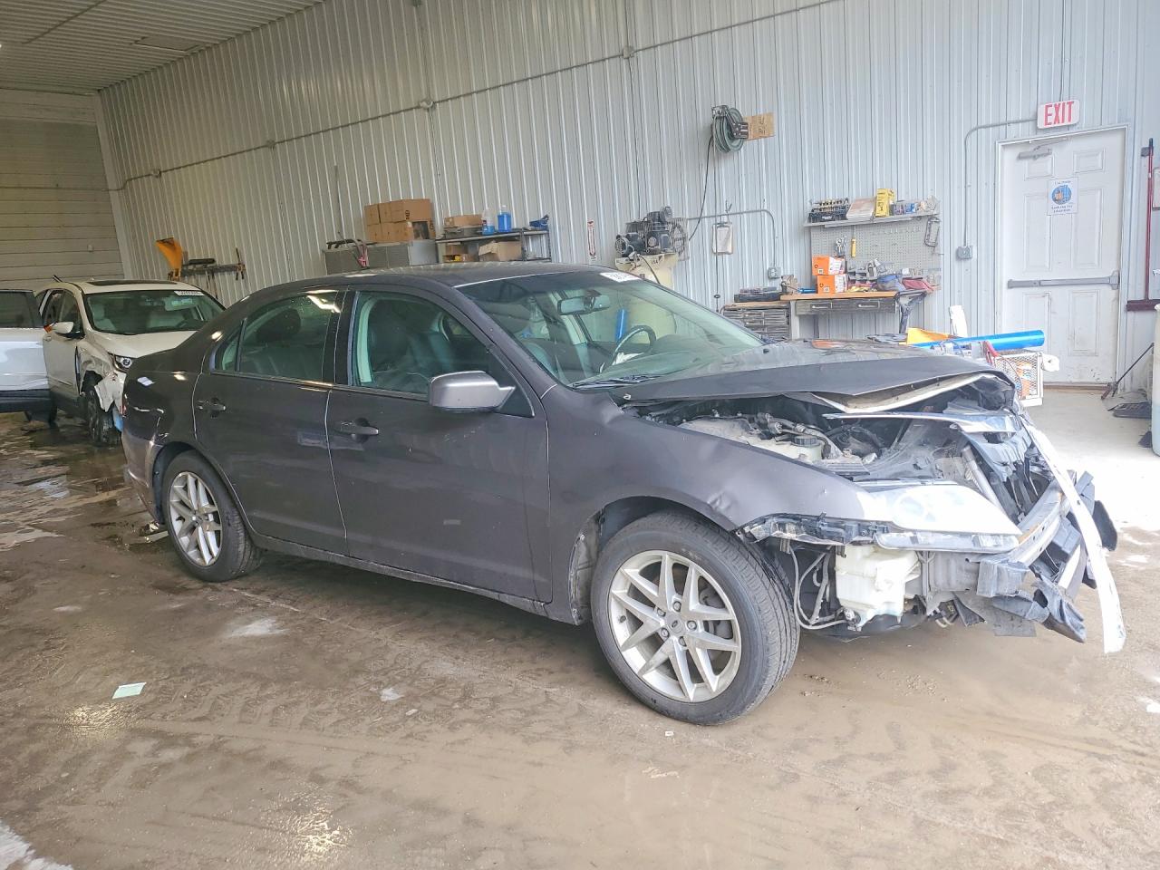 2012 Ford Fusion Серый vin: 3FAHP0JG6CR247026