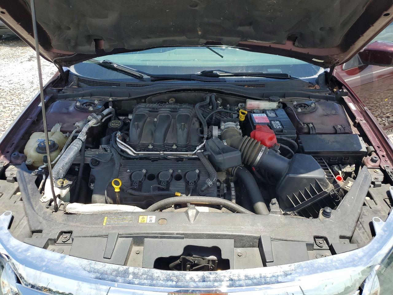 2012 Ford Fusion Sel Burgundy vin: 3FAHP0JG6CR311548