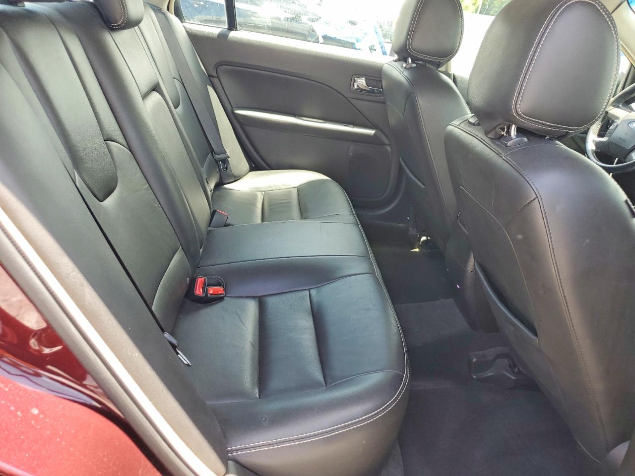 2012 Ford Fusion Sel Burgundy vin: 3FAHP0JG6CR311548