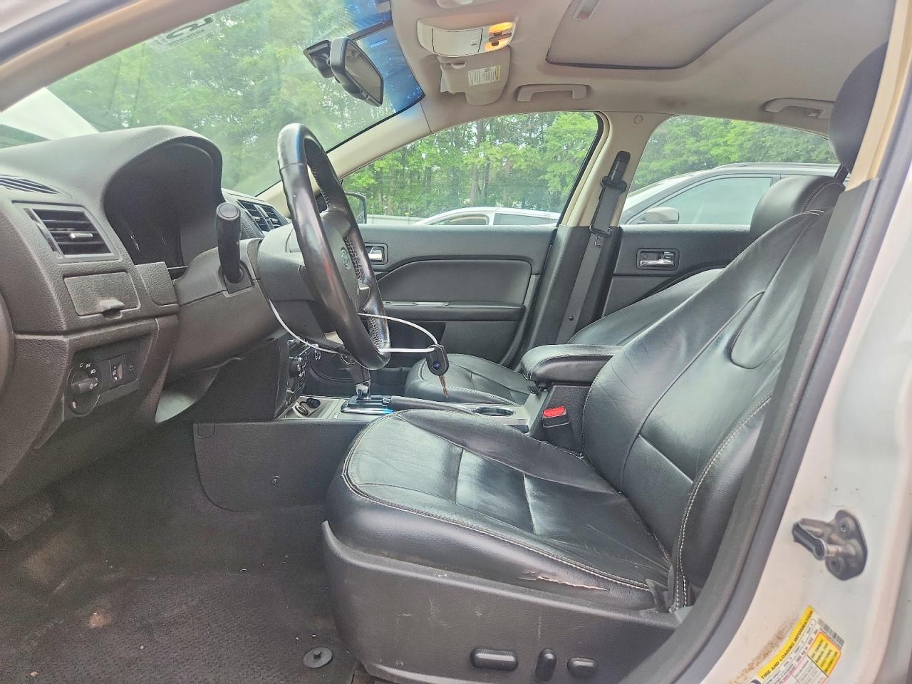 2012 Ford Fusion Sel White vin: 3FAHP0JG6CR352956