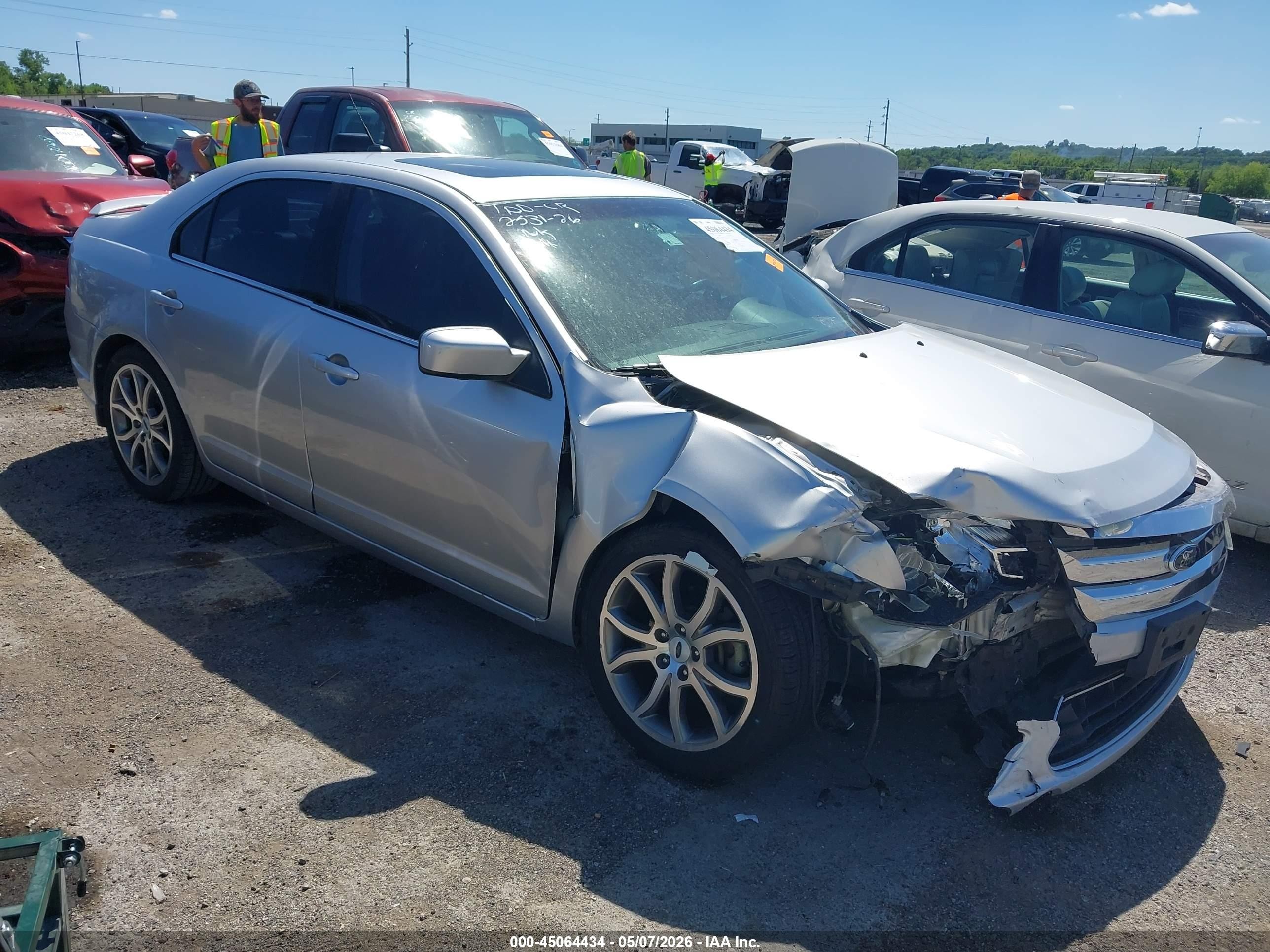 2012 Ford Fusion Sel Silver vin: 3FAHP0JG6CR377422
