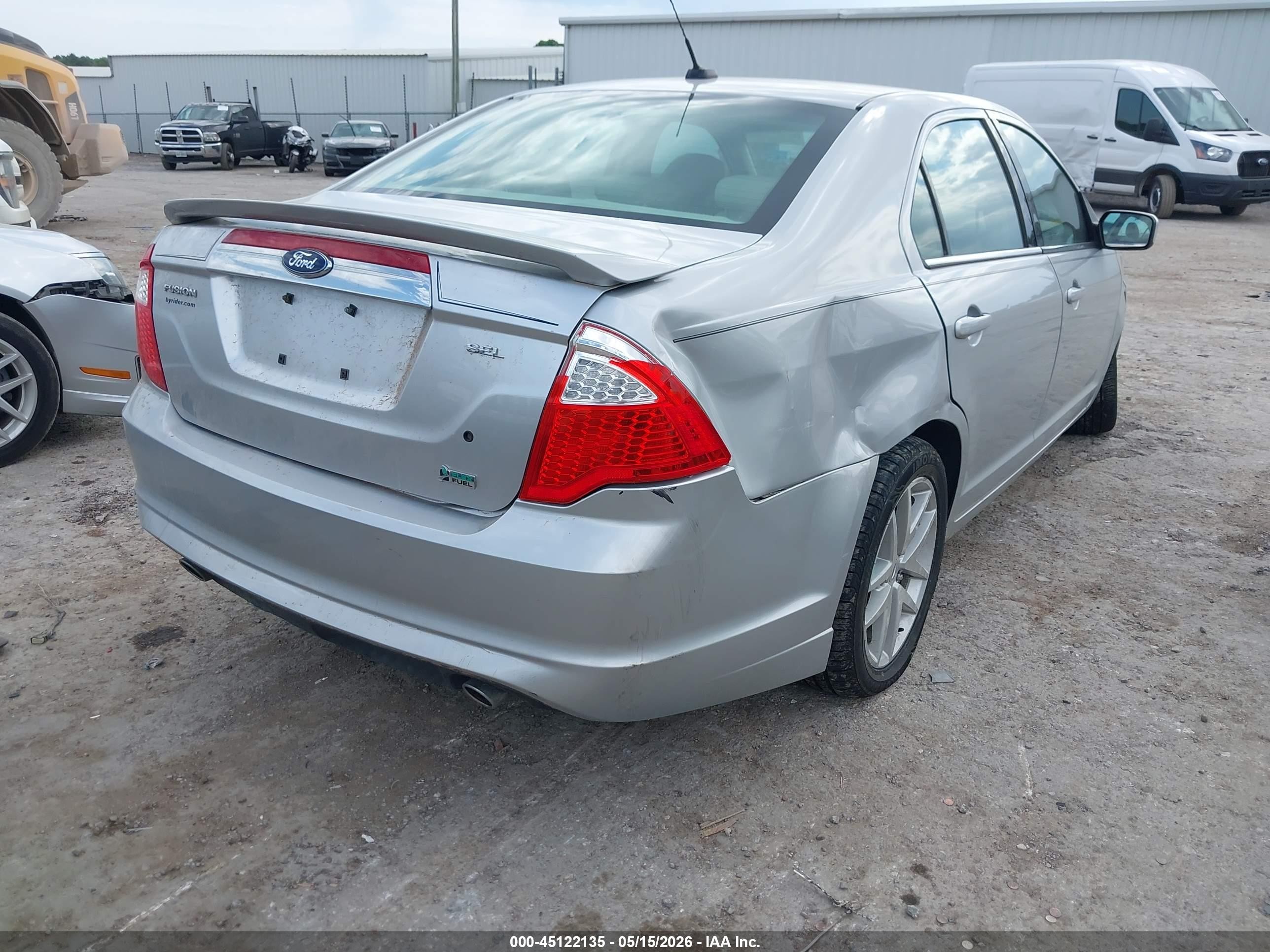 2010 Ford Fusion Sel Gray vin: 3FAHP0JG7AR227168