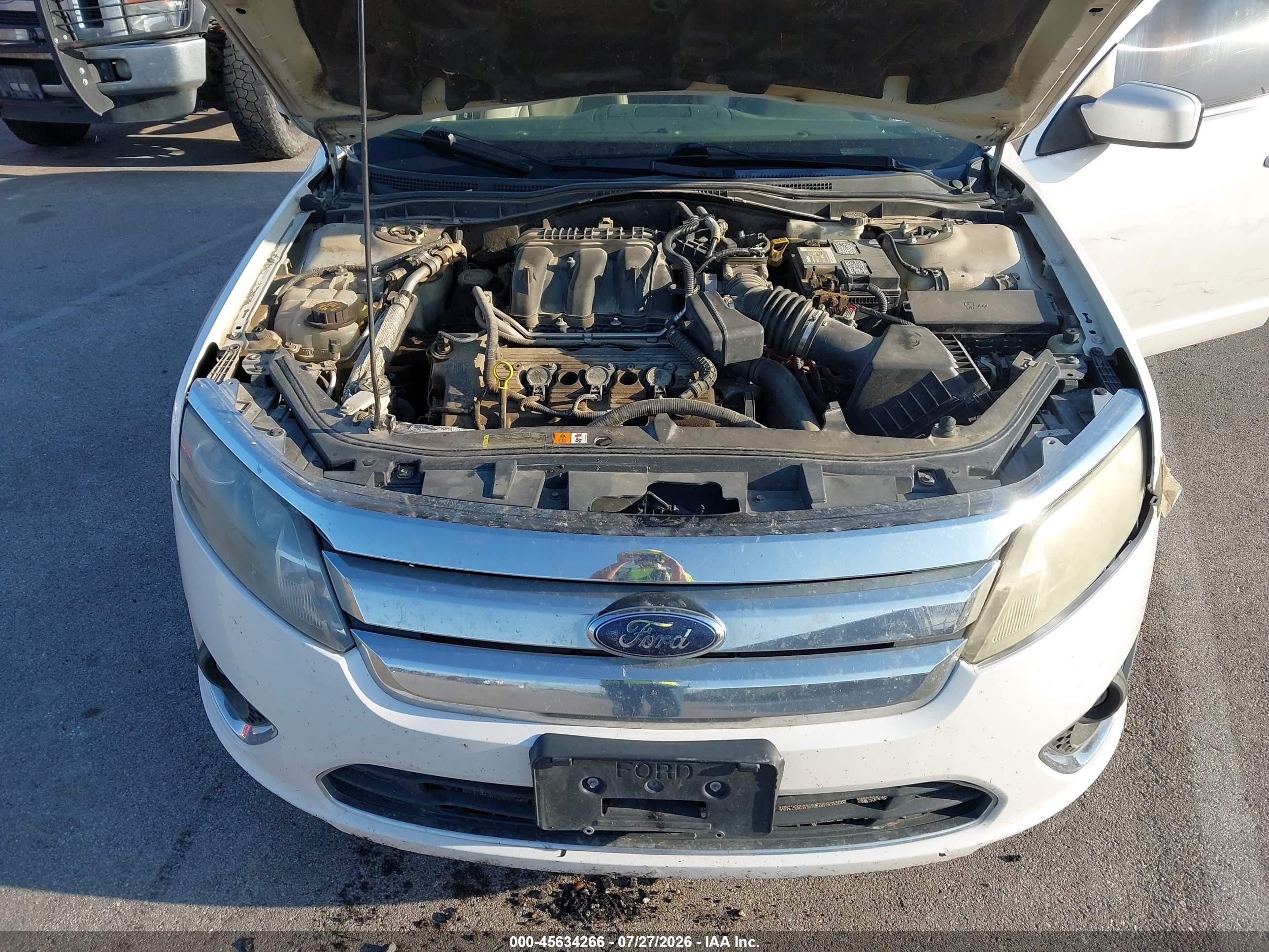 2010 Ford Fusion Sel White vin: 3FAHP0JG7AR232743