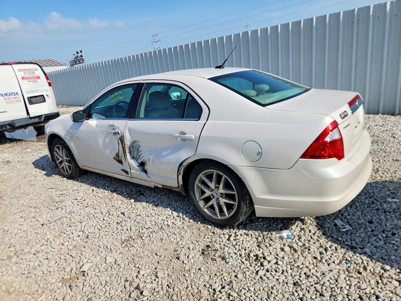 2010 Ford Fusion Sel White vin: 3FAHP0JG7AR317162