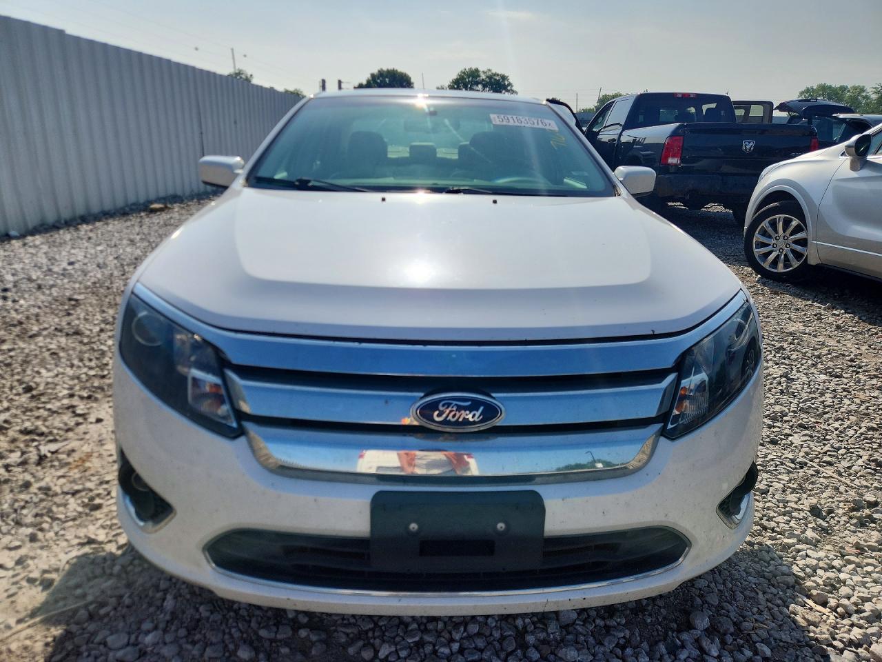 2010 Ford Fusion Sel White vin: 3FAHP0JG7AR317162